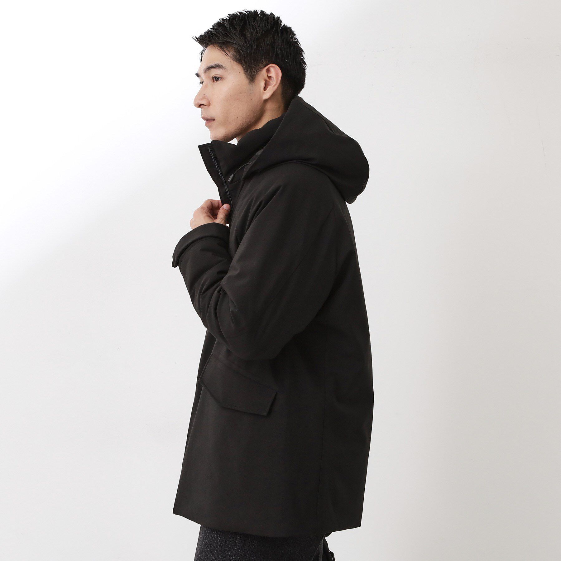 THE SHOP TK「【軽くて、暖かい】SORONA／ソロナ 中綿ブルゾン 防風/軽量/洗濯機OK/フード脱着可」|ブルゾン・スタジャン|