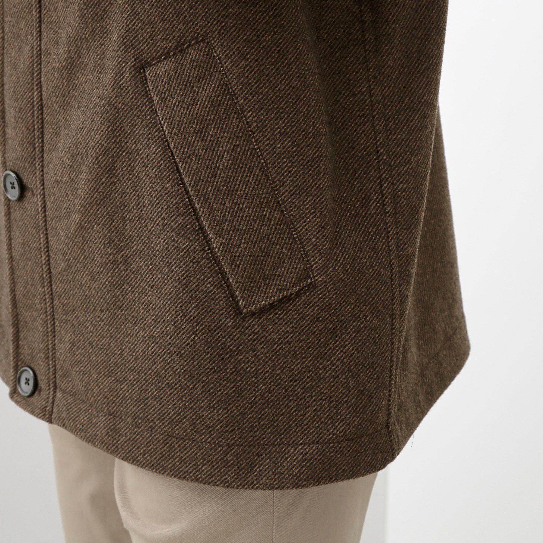 THE SHOP TK「2通りの着こなしができる ウーリック デッキブルゾン」|ブルゾン・スタジャン|