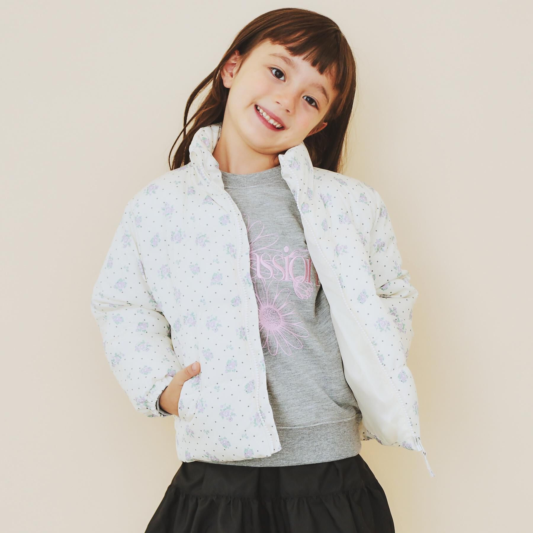 THE SHOP TK「【110-160】スタンドネック中綿ブルゾン」|ブルゾン・スタジャン|