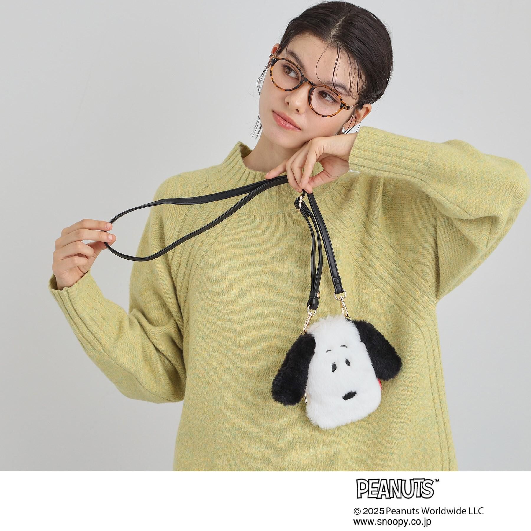 THE SHOP TK「PEANUTS/ピーナッツ スヌーピー ファーポーチ」|ショルダー・メッセンジャー|