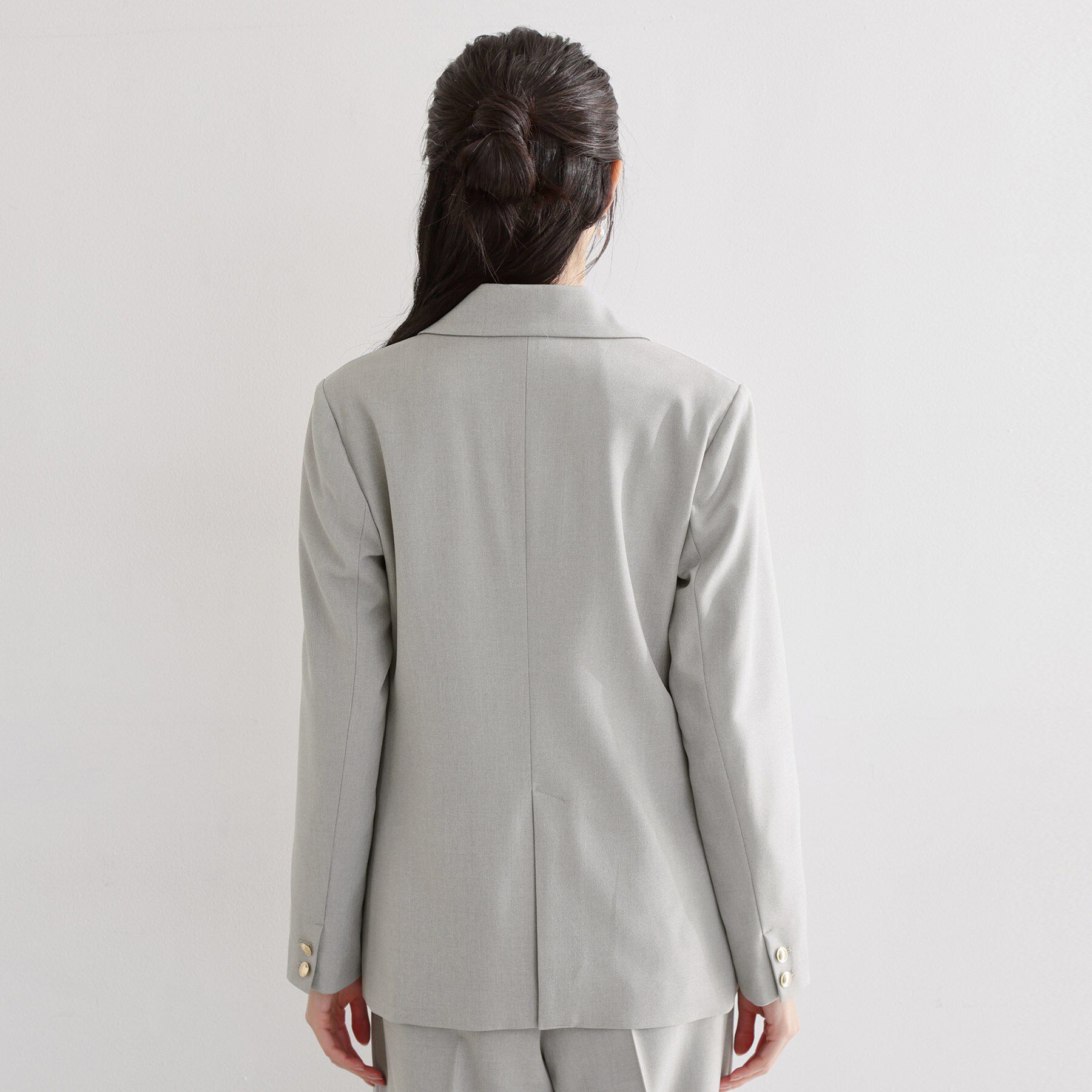 THE SHOP TK「【通勤にもデイリーにも】CAVIAN 金ボタンダブルブレストジャケット」|テーラードジャケット|