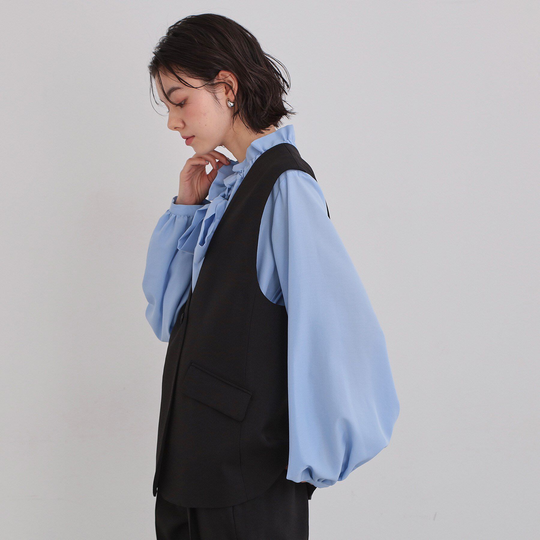 THE SHOP TK「【通勤にもカジュアルにも】CAVIAN ジレ/セットアップ可」|ベスト・ジレ|