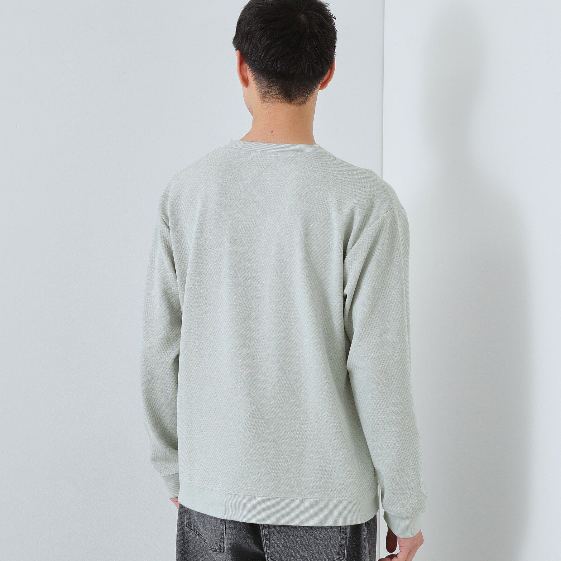 THE SHOP TK「【大人のデイリースタイルを格上げ】ジャカードリンクススウエット　洗濯機OK」|パーカー|