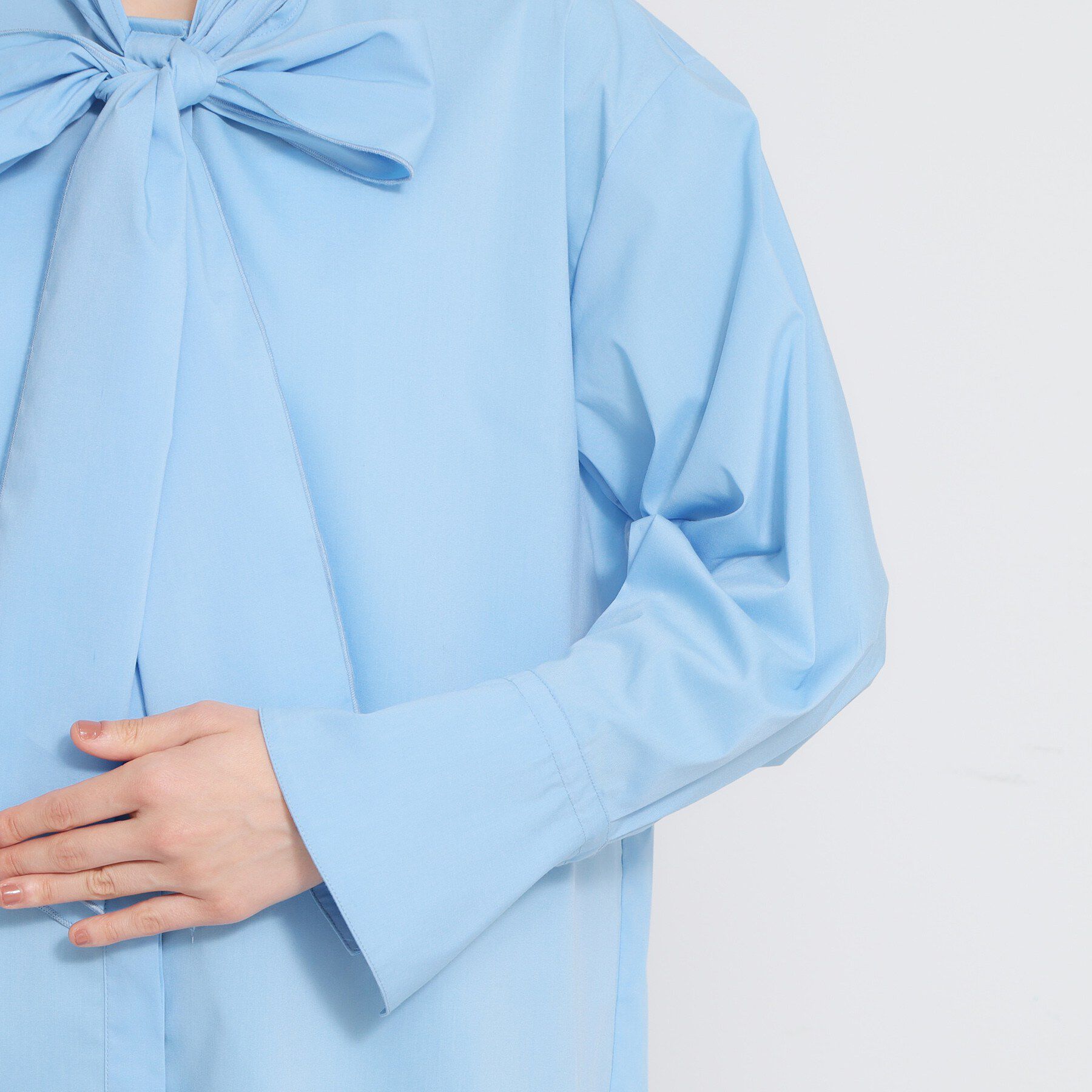 THE SHOP TK「【通勤スタイルに】タックボウタイブラウス」|シャツ・ブラウス|