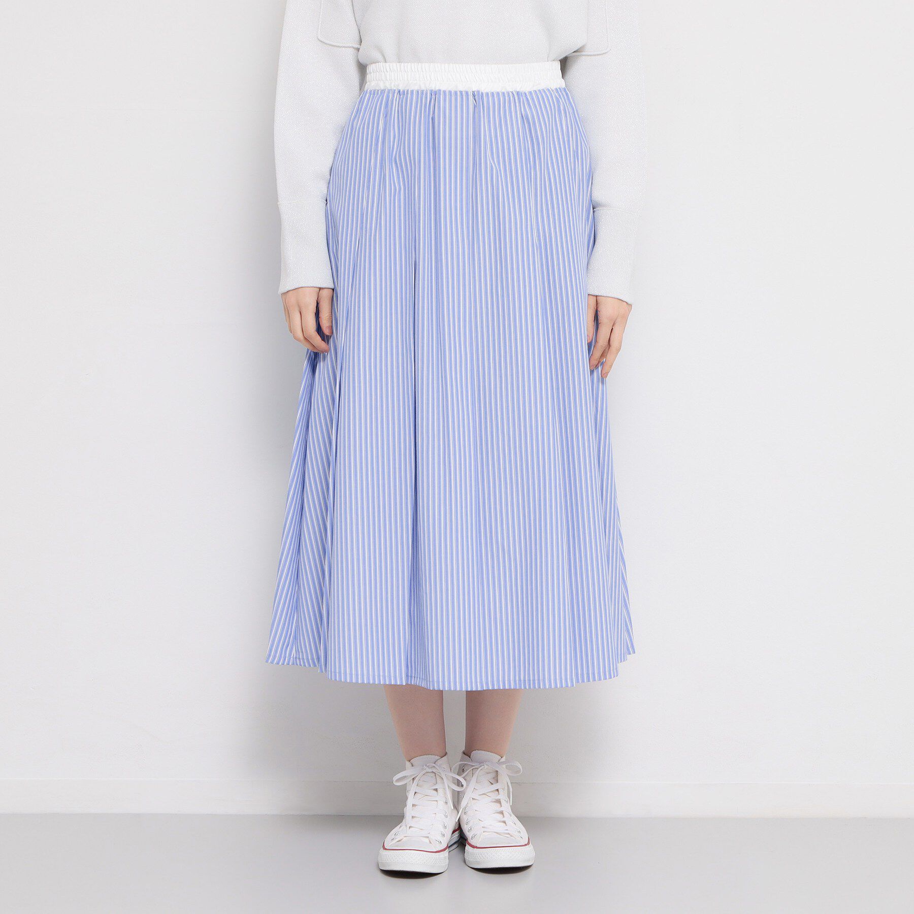 THE SHOP TK「ストライプアソートスカート」|スカート|