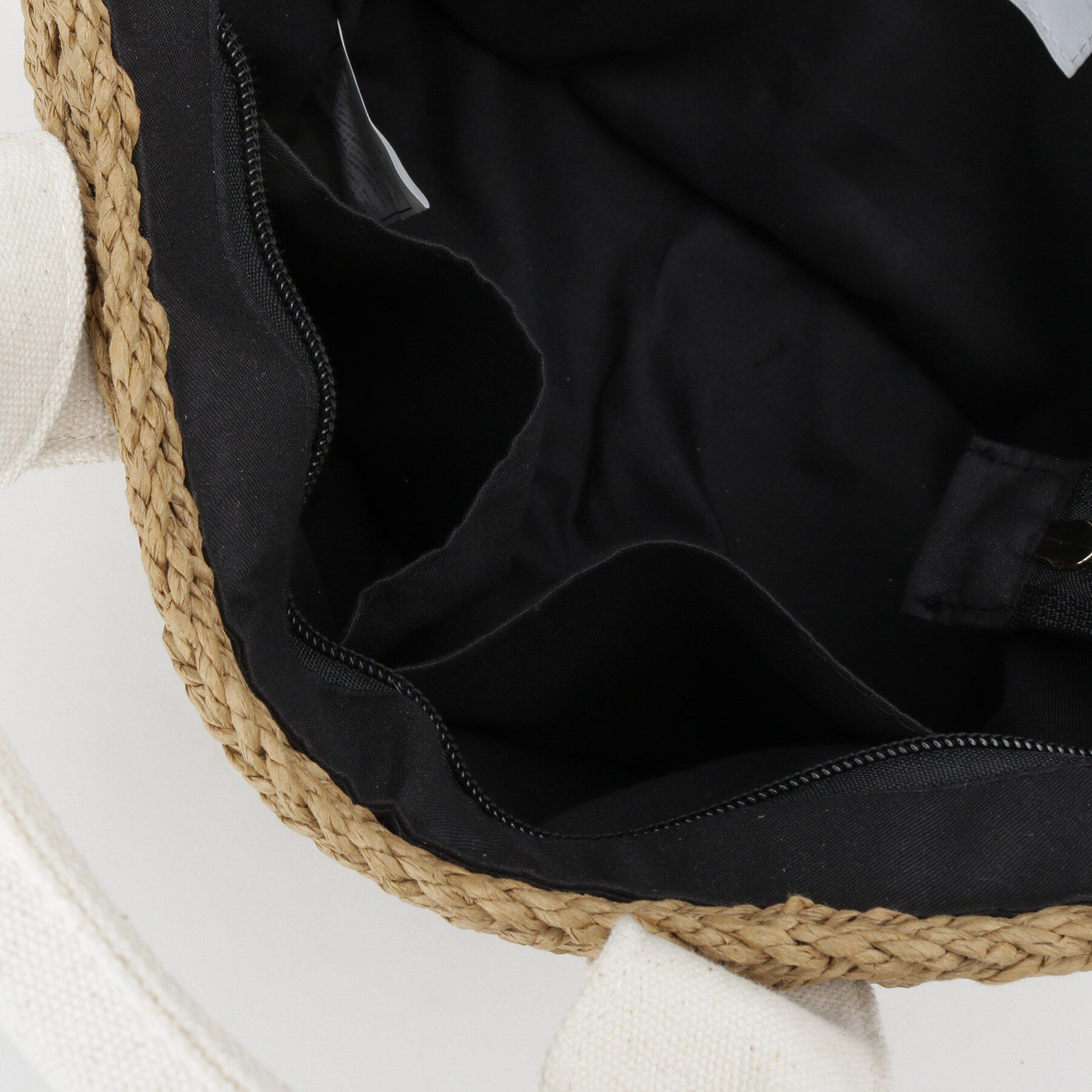 THE SHOP TK「ロゴ雑材バッグ」|ハンドバッグ|