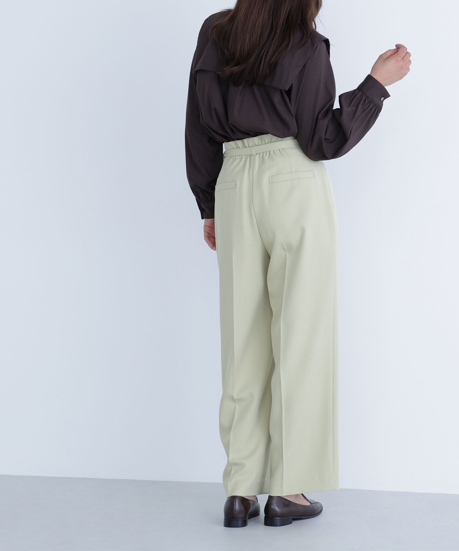  「くびれ仕込みベルテッドパンツ」|その他|