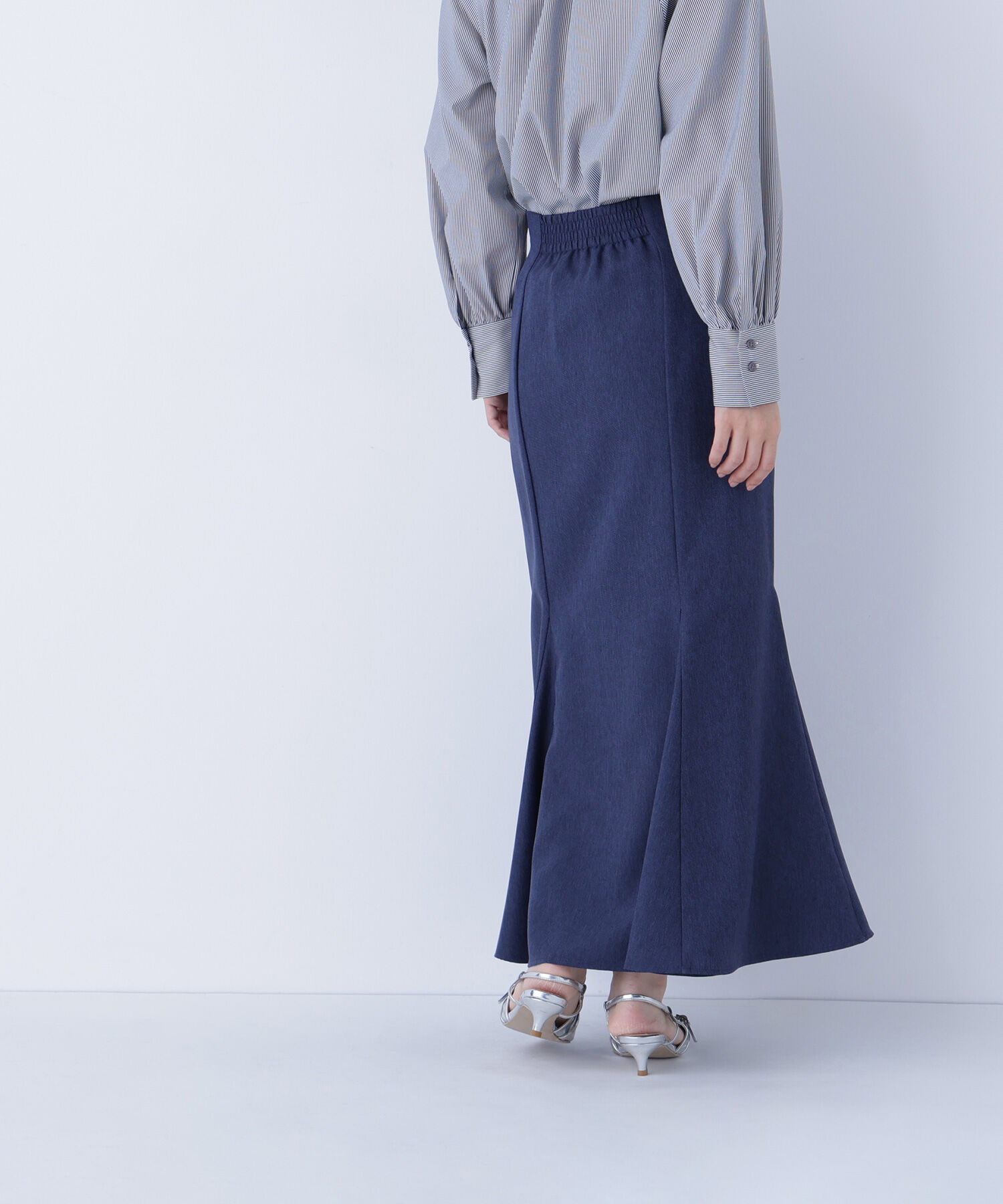  「ヘム切替マーメイドスカート」|スカート|