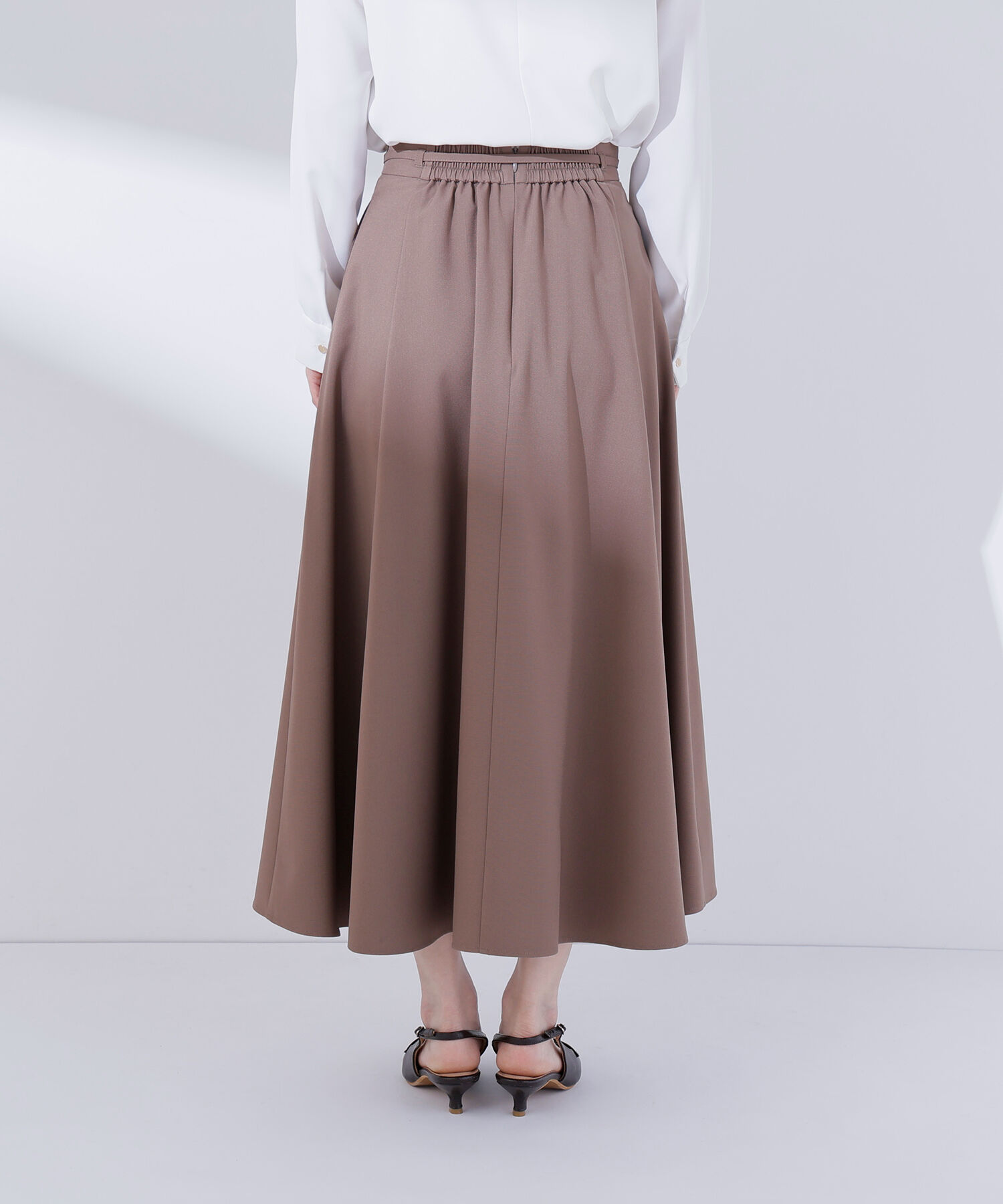  「ナローリボンフレアスカート」|スカート|