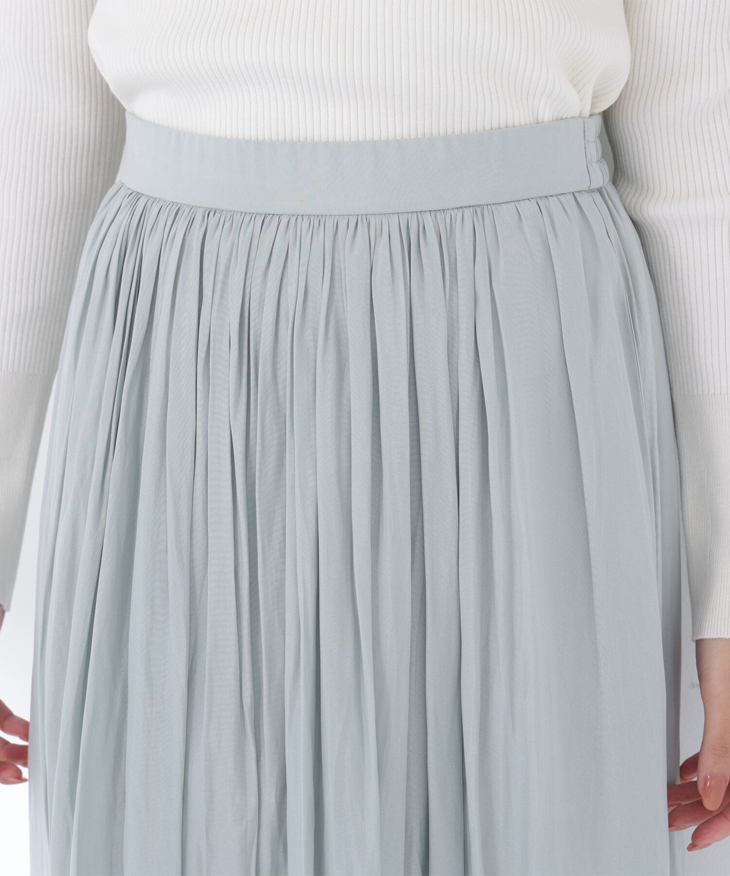  「割繊ギャザースカート」|スカート|