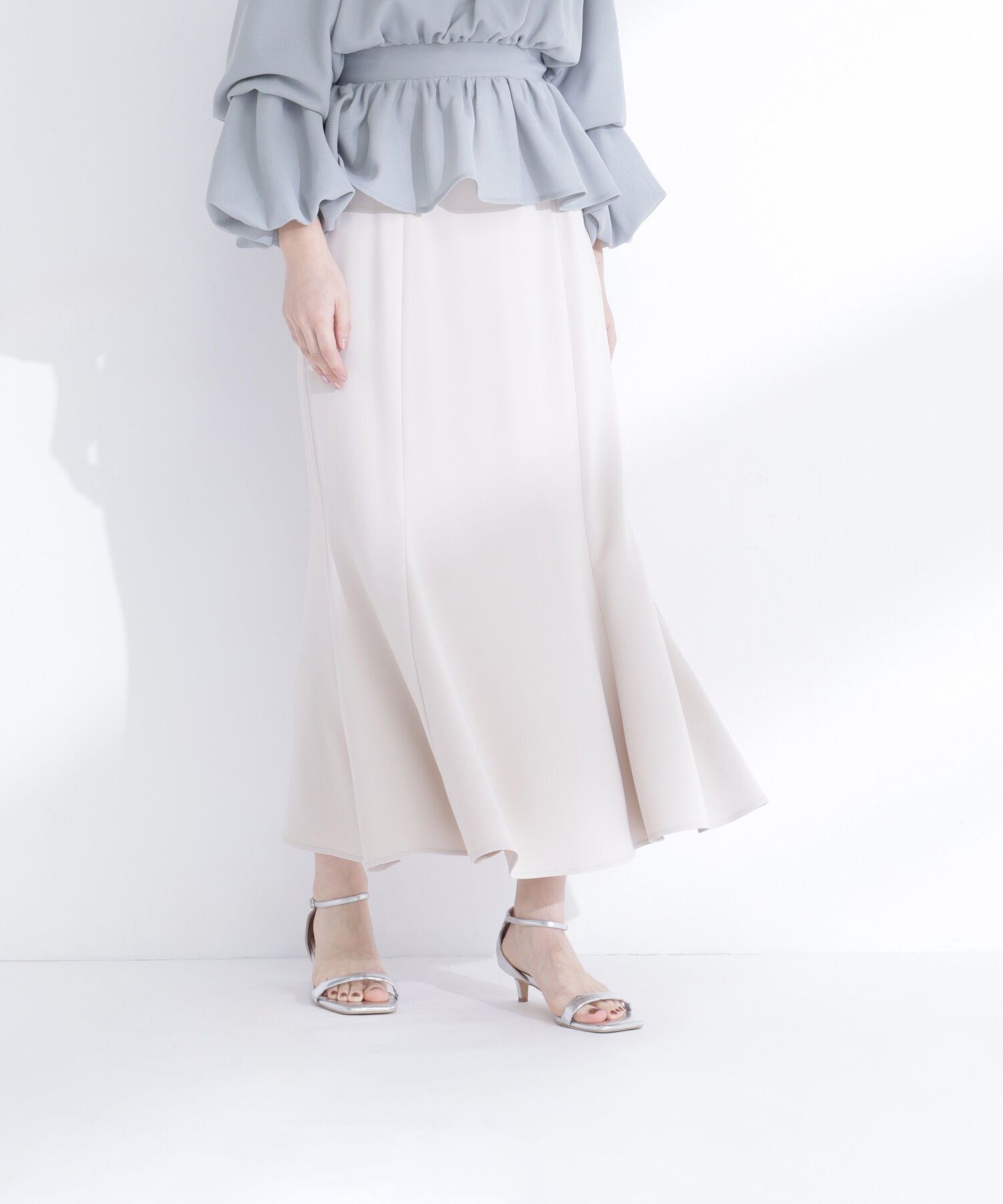  「パネル切替マーメイドスカート」|スカート|