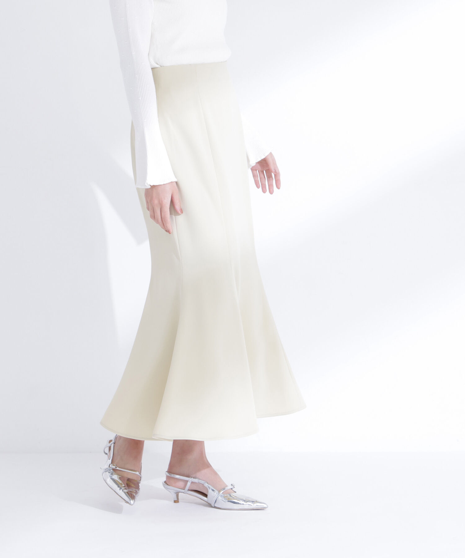  「パネル切替マーメイドスカート」|スカート|