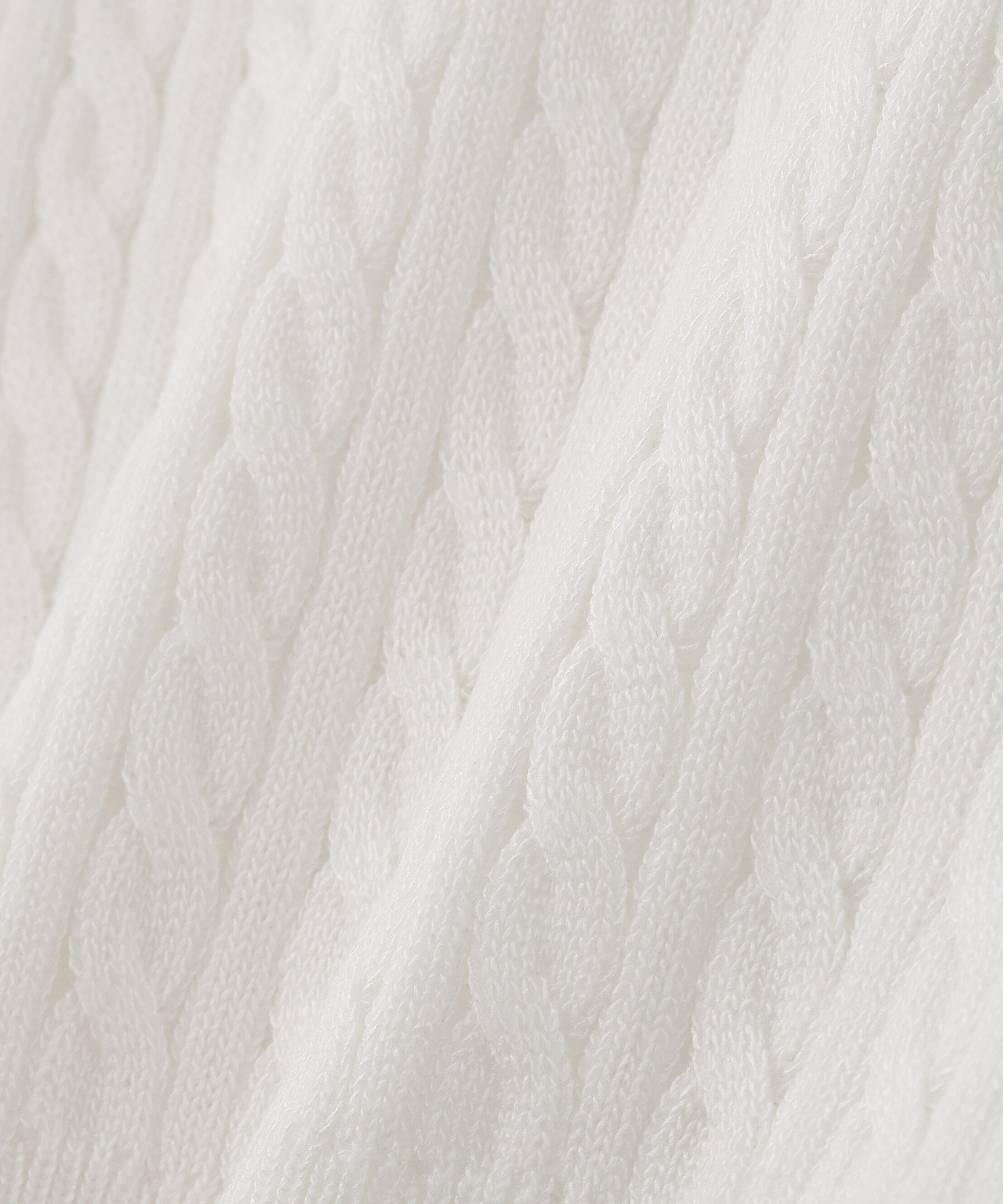  「シャツドッキングケーブルニット」|ニット・セーター|