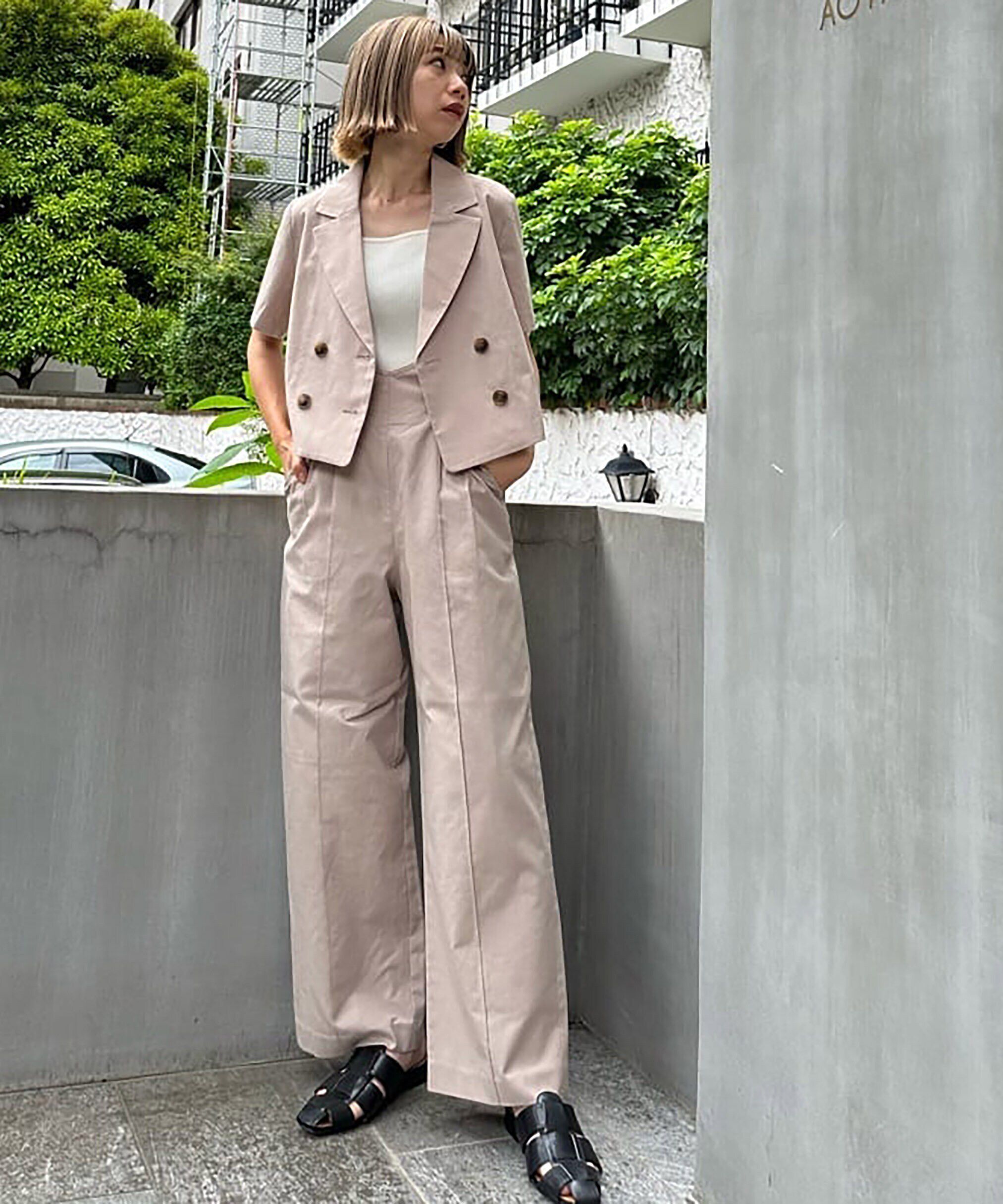  「[ｾｯﾄｱｯﾌﾟ対応][Sｼﾘｰｽﾞ対応商品]綿麻ｻｽ付きﾀｯｸﾜｲﾄﾞ  」|その他|