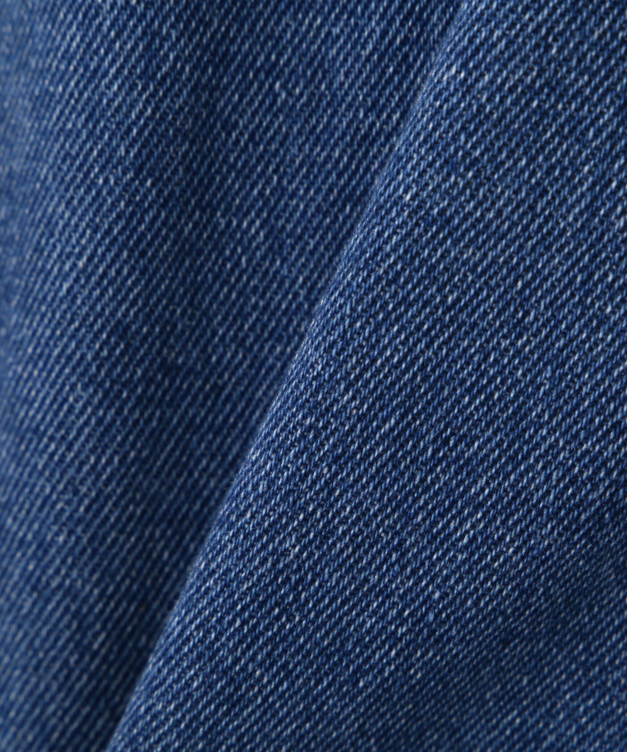  「ミドル丈デニムベスト」|ブルゾン・スタジャン|