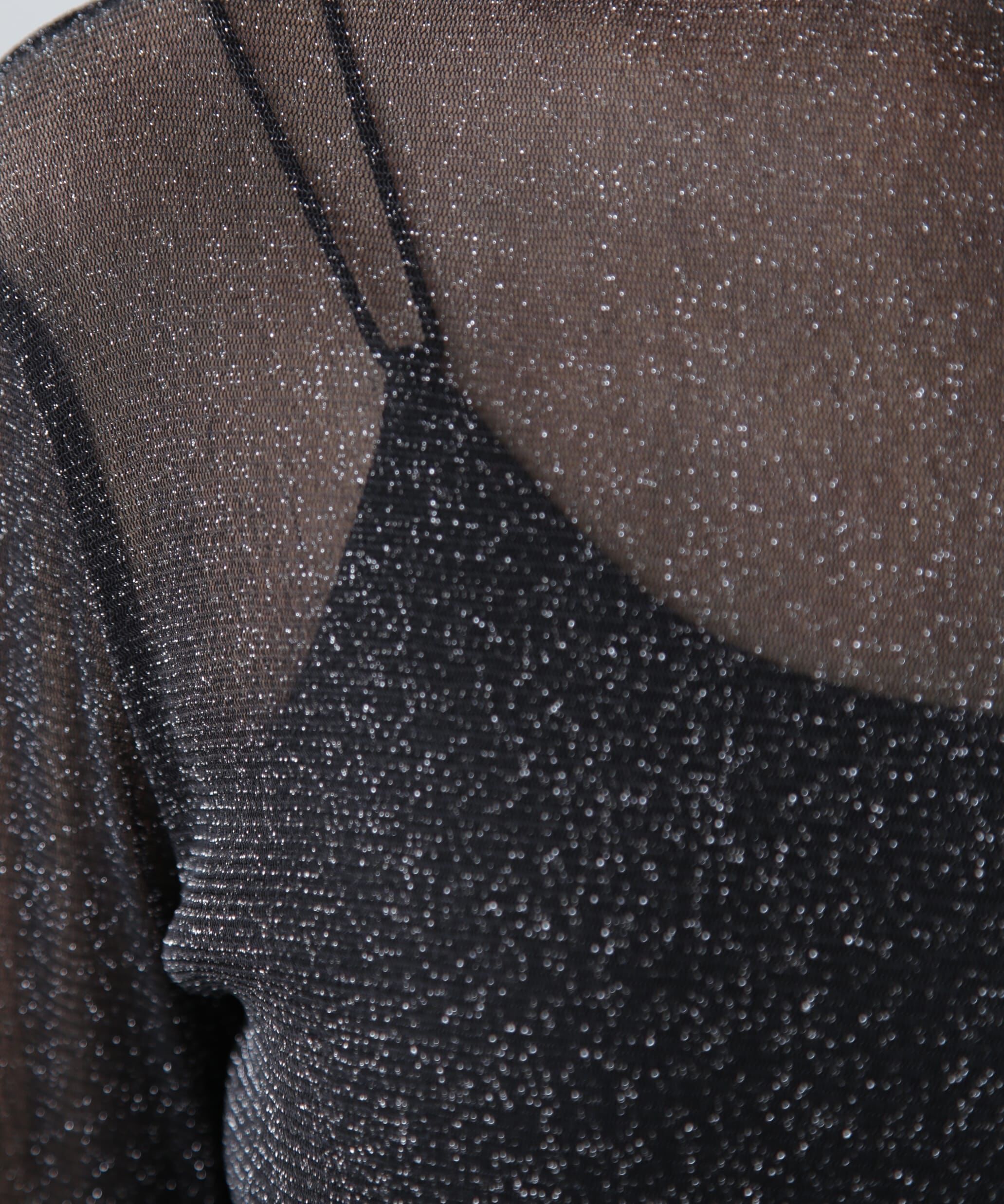  「ラメシアーボートネックカットソー」|Tシャツ・カットソー|