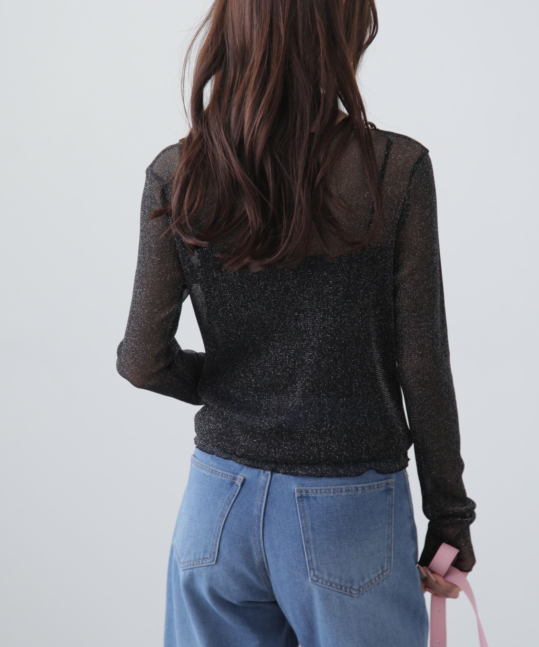  「ラメシアーボートネックカットソー」|Tシャツ・カットソー|