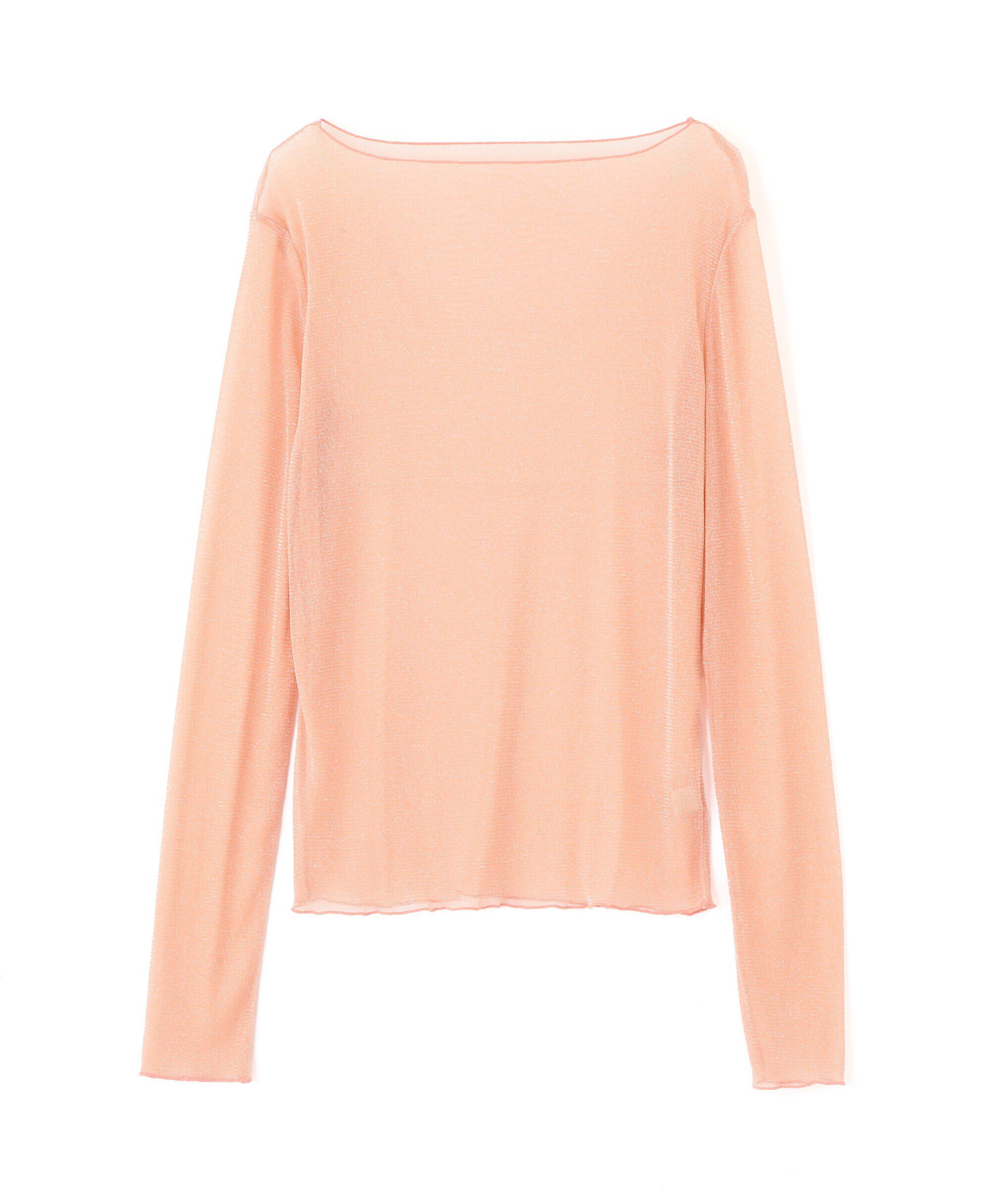  「ラメシアーボートネックカットソー」|Tシャツ・カットソー|