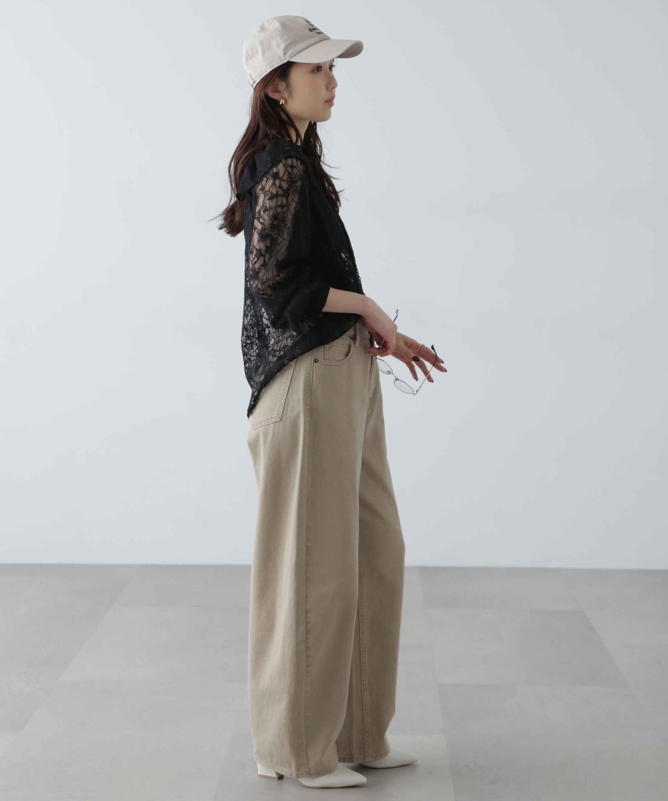  「スタンドフリルブラウス」|シャツ・ブラウス|