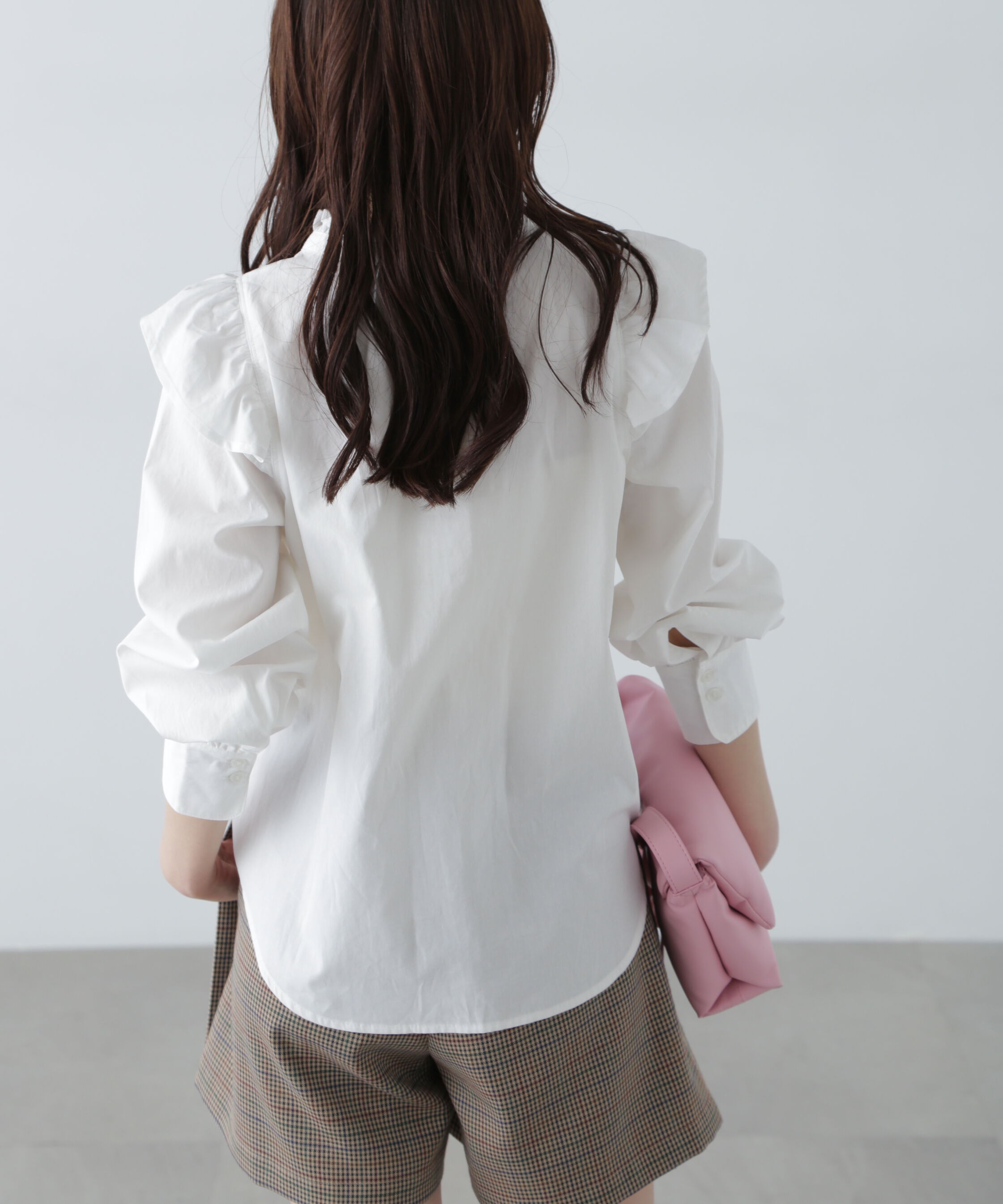  「スタンドフリルブラウス」|シャツ・ブラウス|