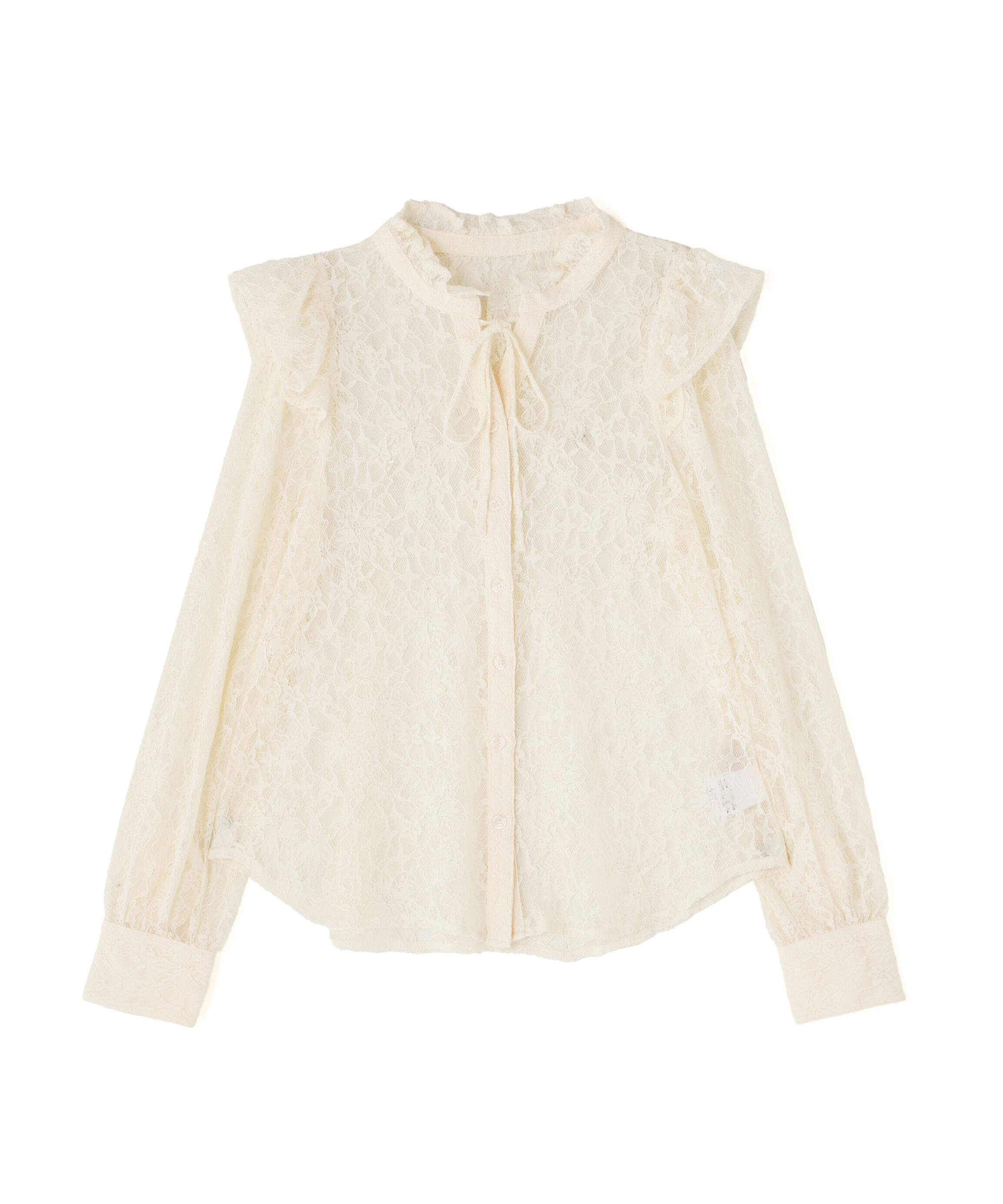  「スタンドフリルブラウス」|シャツ・ブラウス|