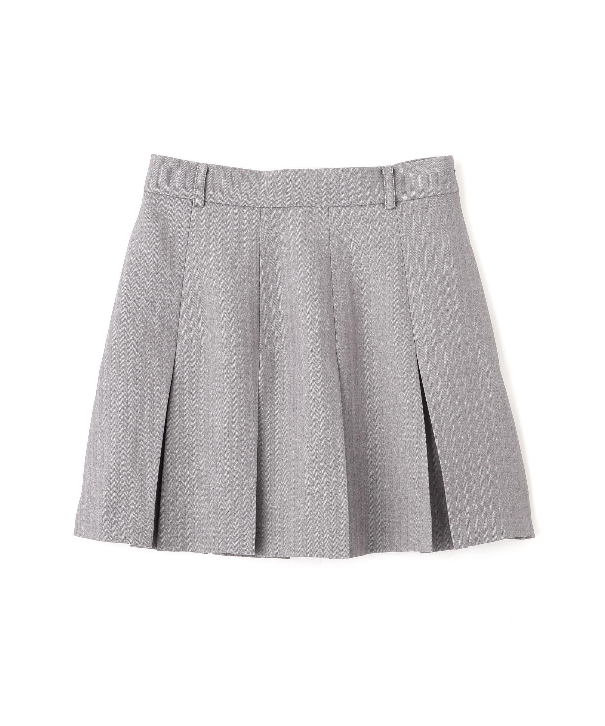  「ボックスプリーツミニスカート」|スカート|