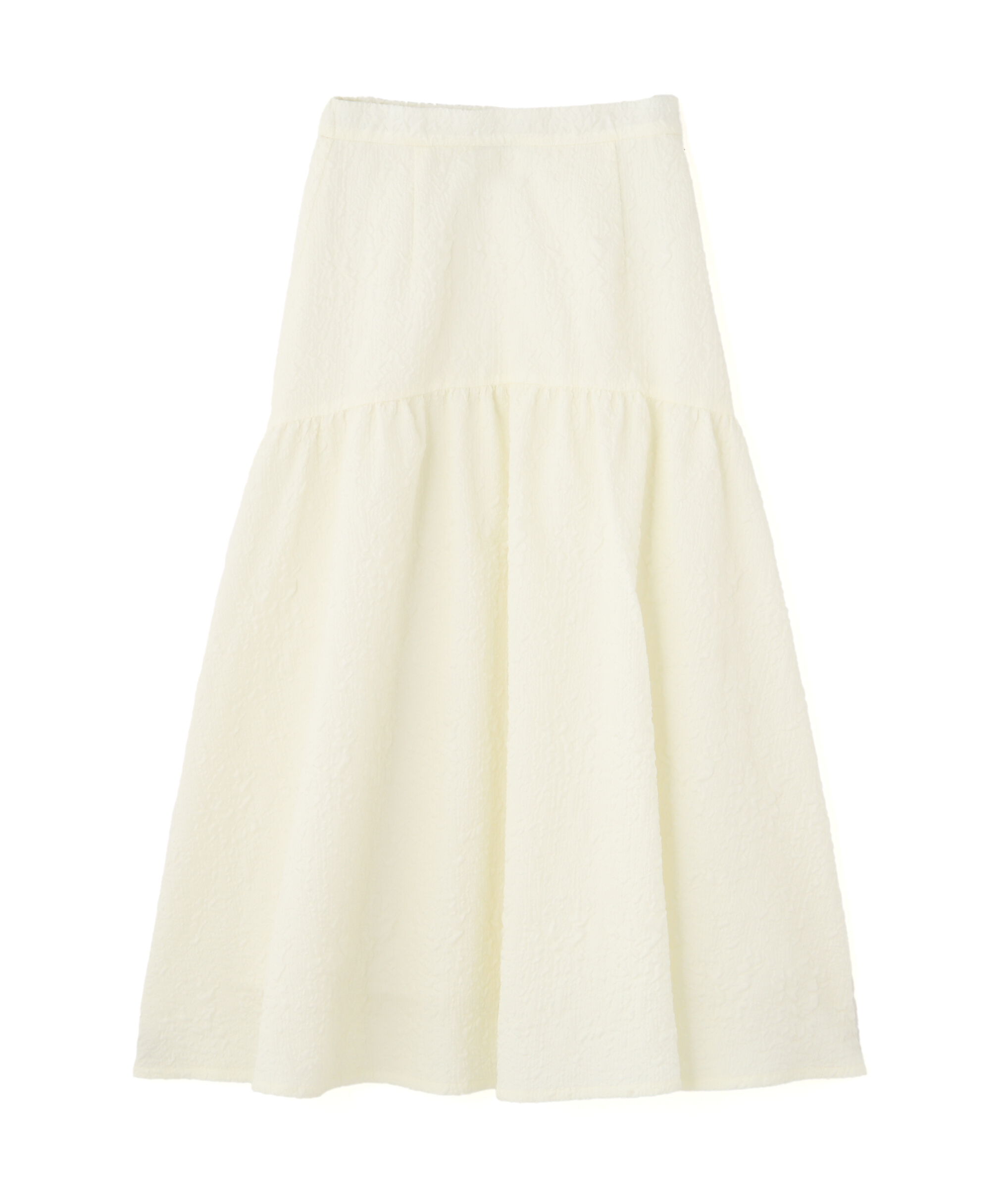  「エンボスティアードスカート」|スカート|