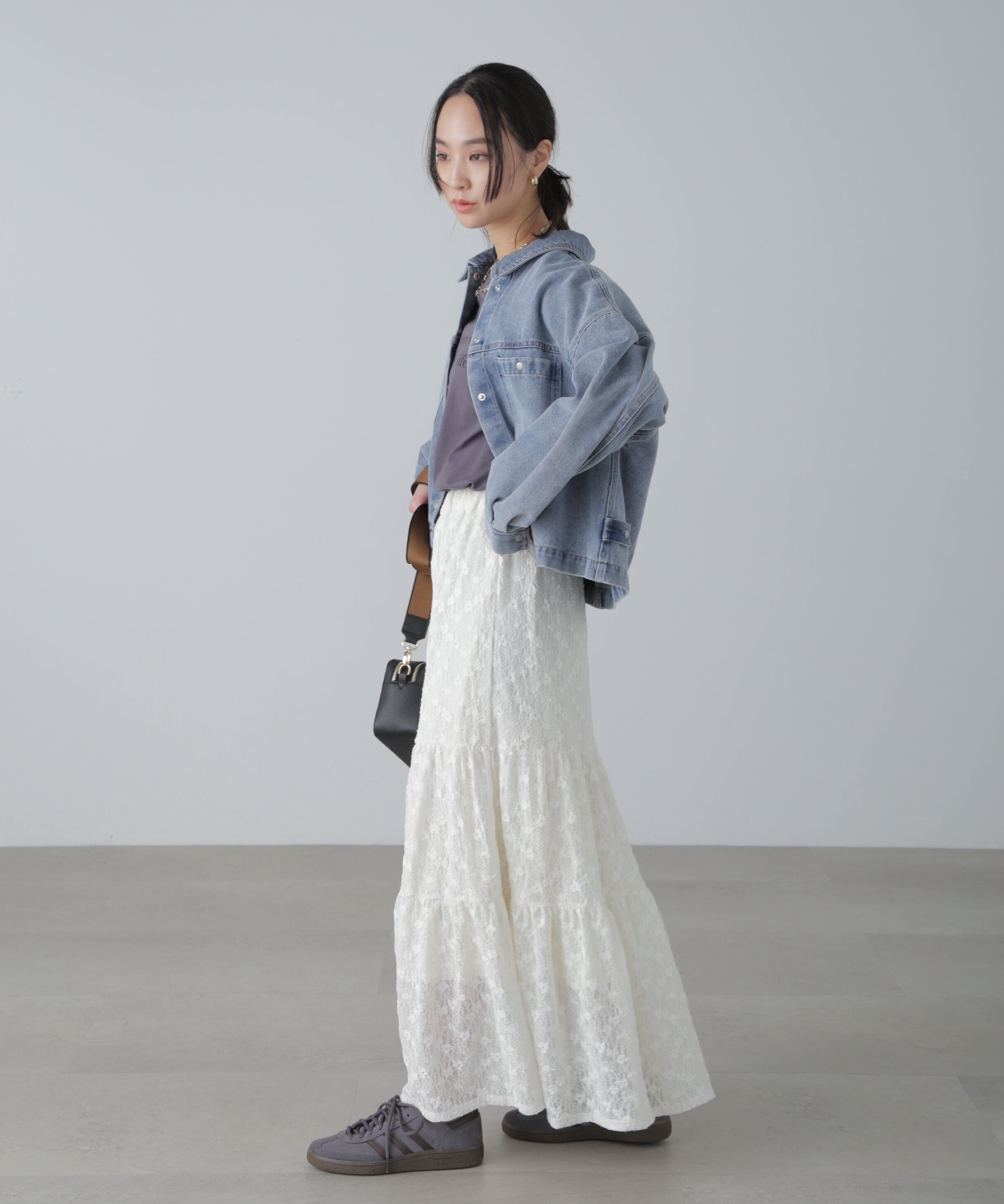  「フロントポケットショートシャツブルゾン」|ブルゾン・スタジャン|