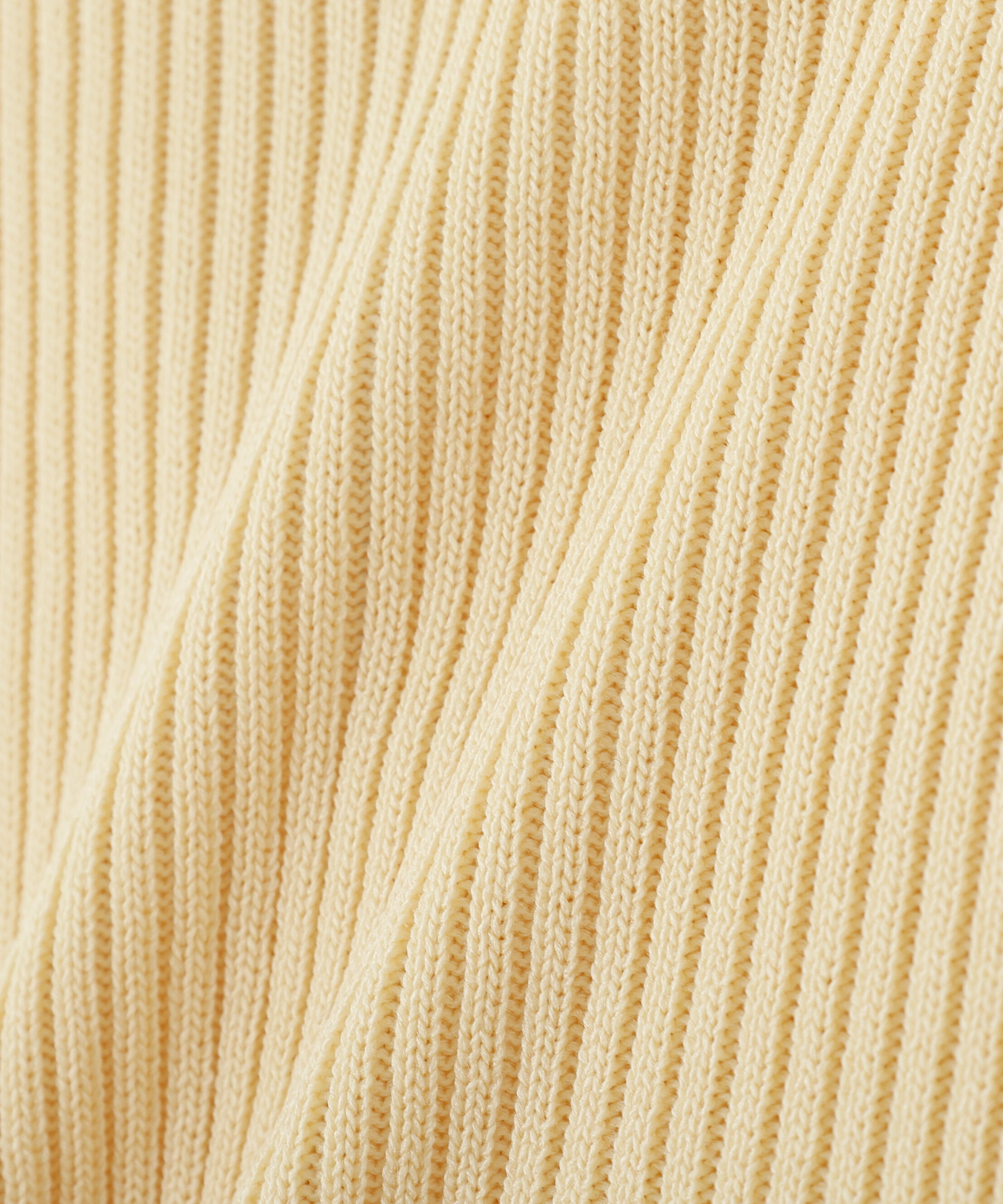  「ショート丈クルーネックリブニット」|ニット・セーター|