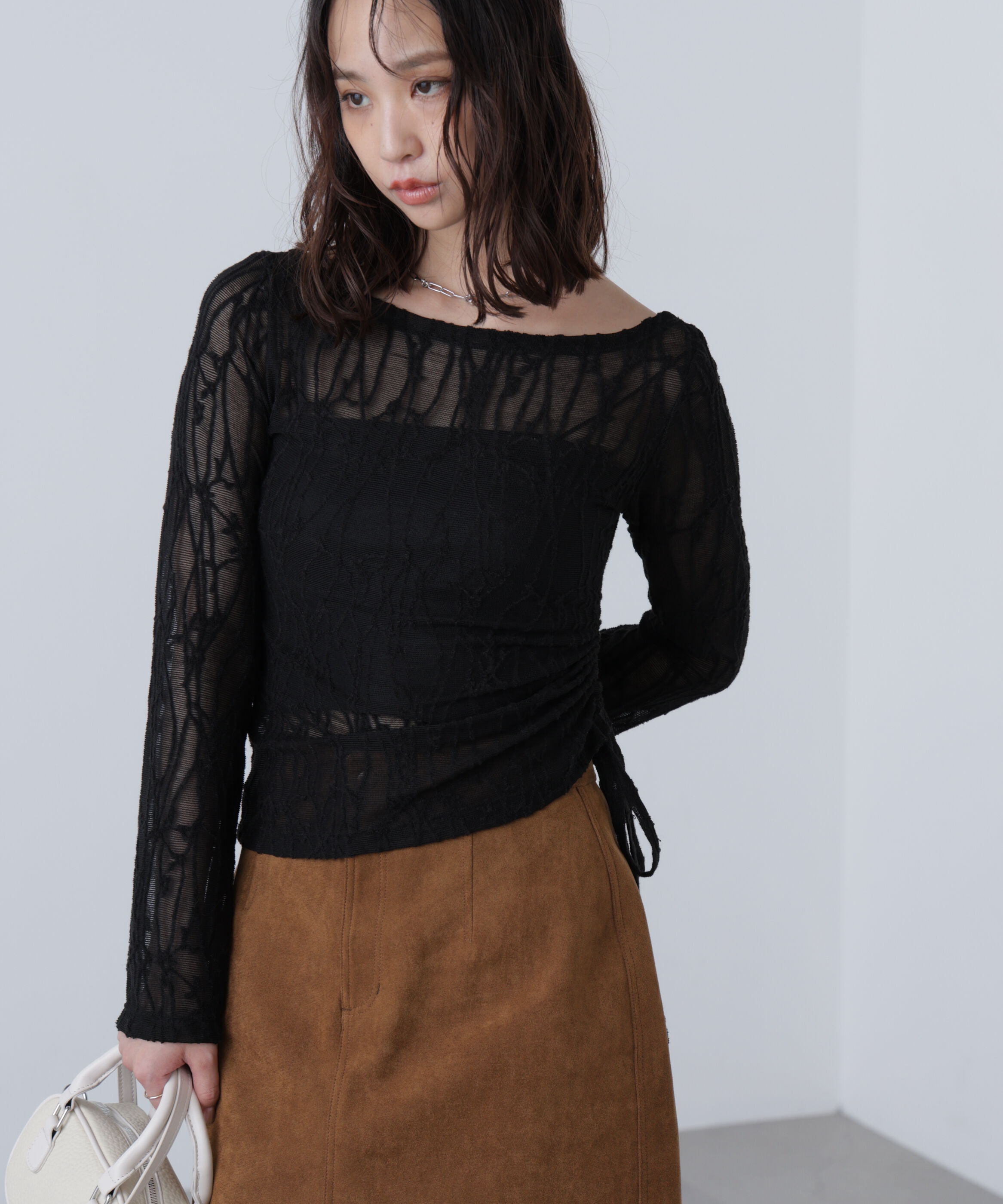  「シアージャガードドロストカットソー」|Tシャツ・カットソー|