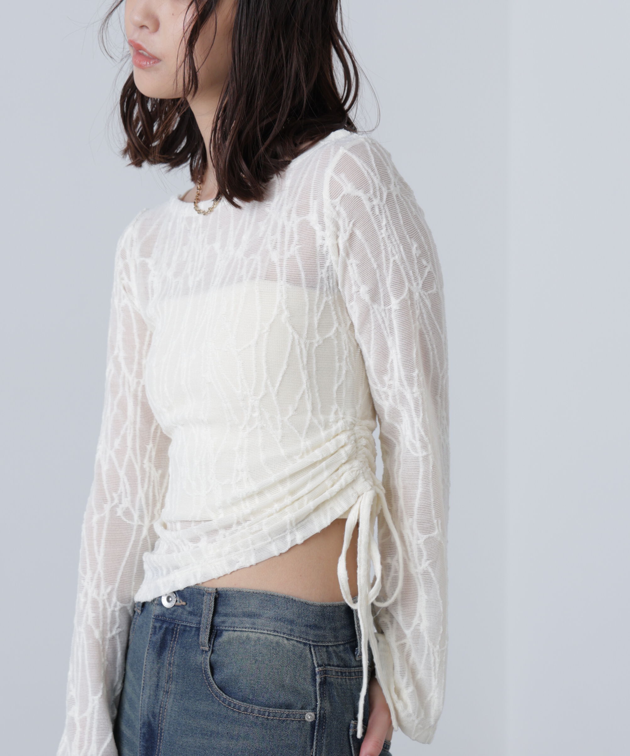  「シアージャガードドロストカットソー」|Tシャツ・カットソー|オフ