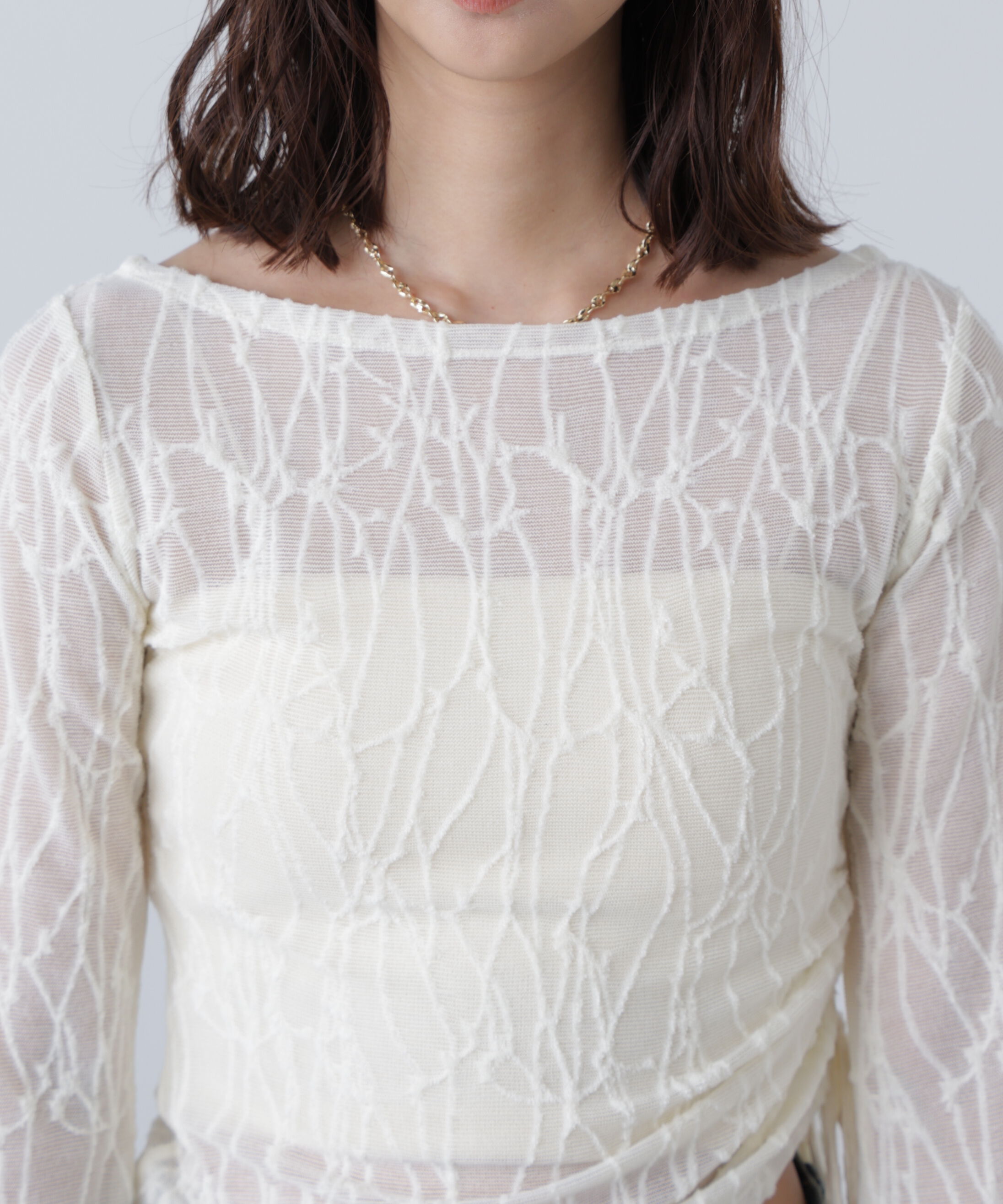  「シアージャガードドロストカットソー」|Tシャツ・カットソー|