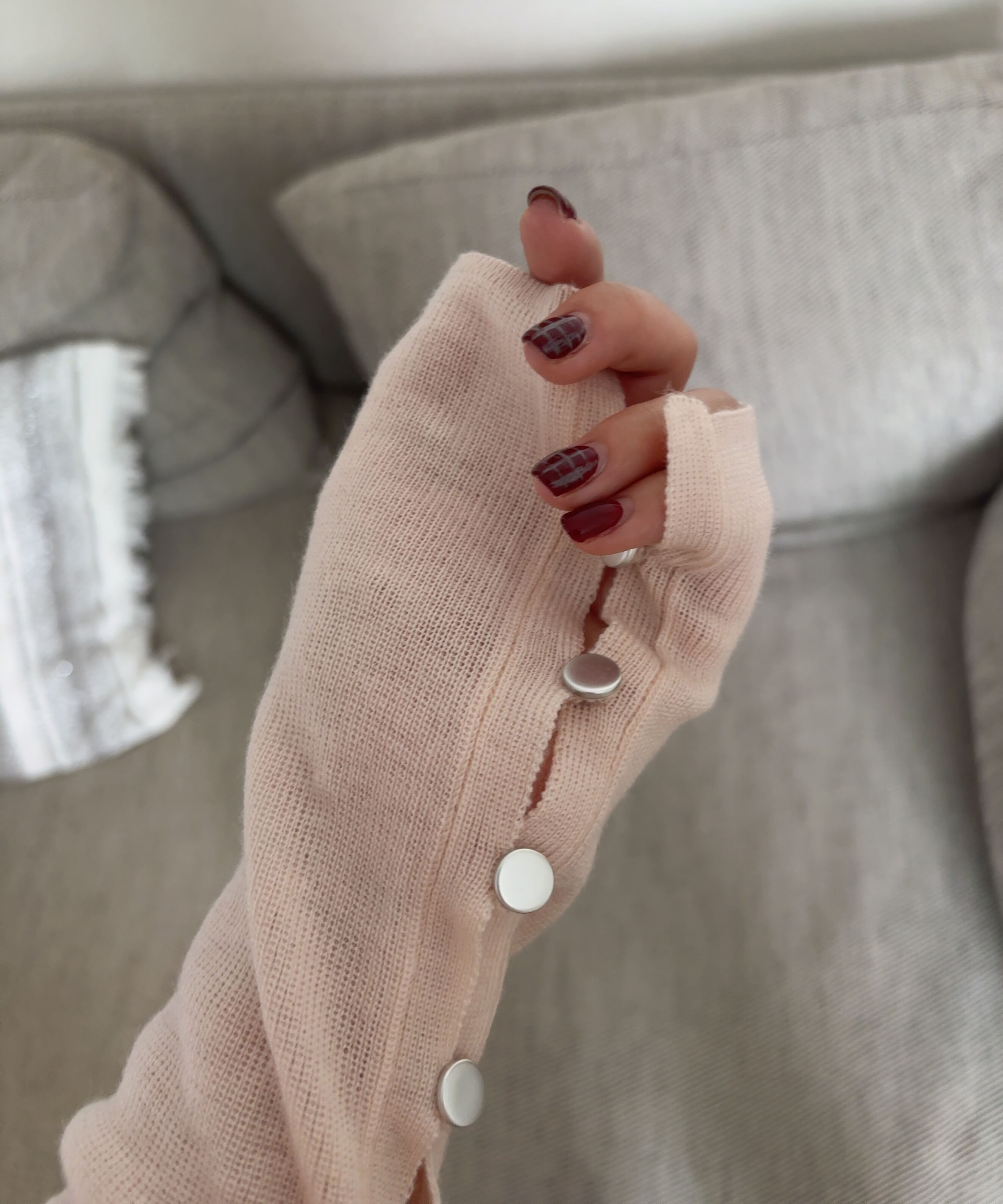  「袖口ボタンオフショルニット〈MFM〉」|ニット・セーター|