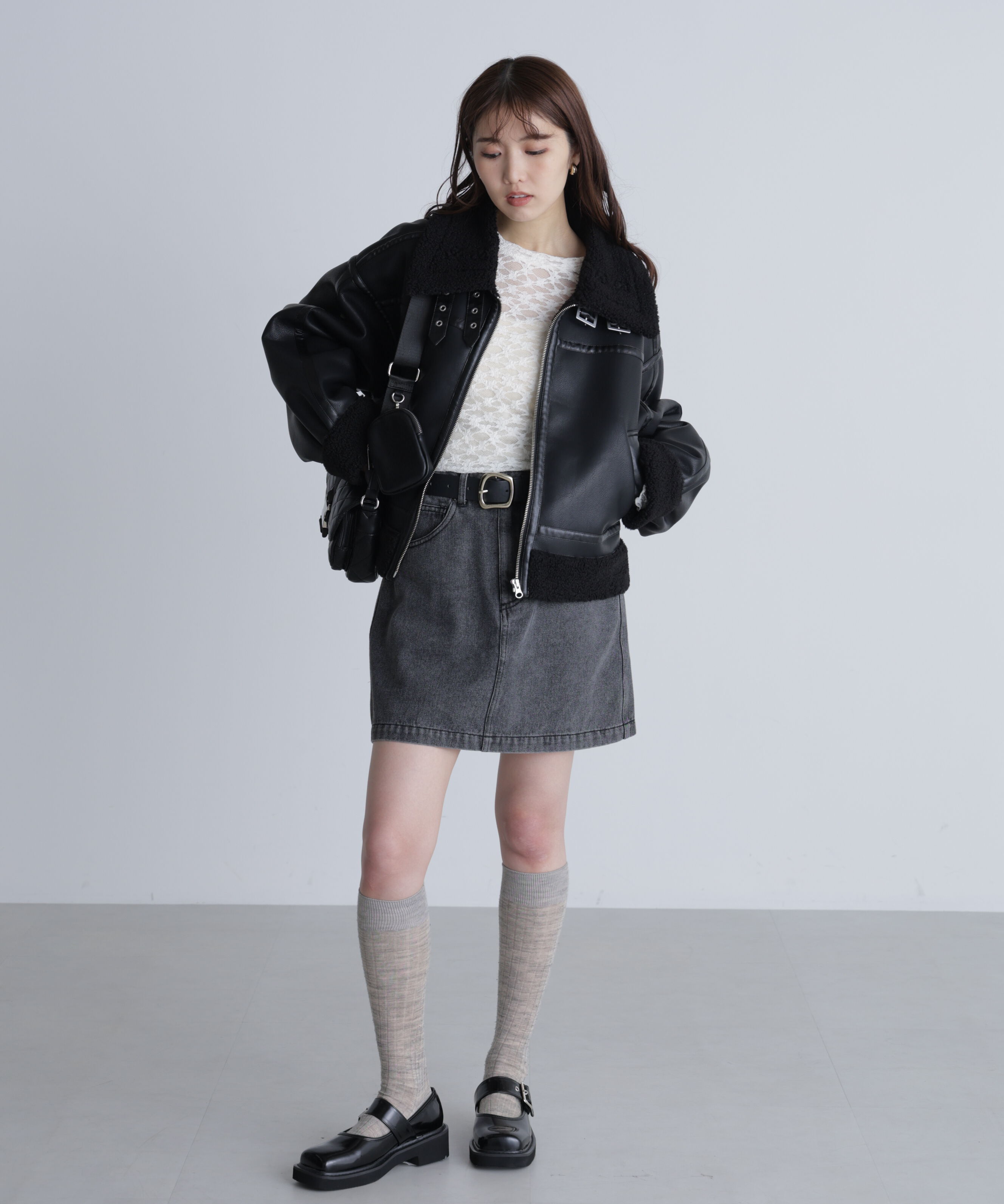  「長袖レースカットソー」|Tシャツ・カットソー|