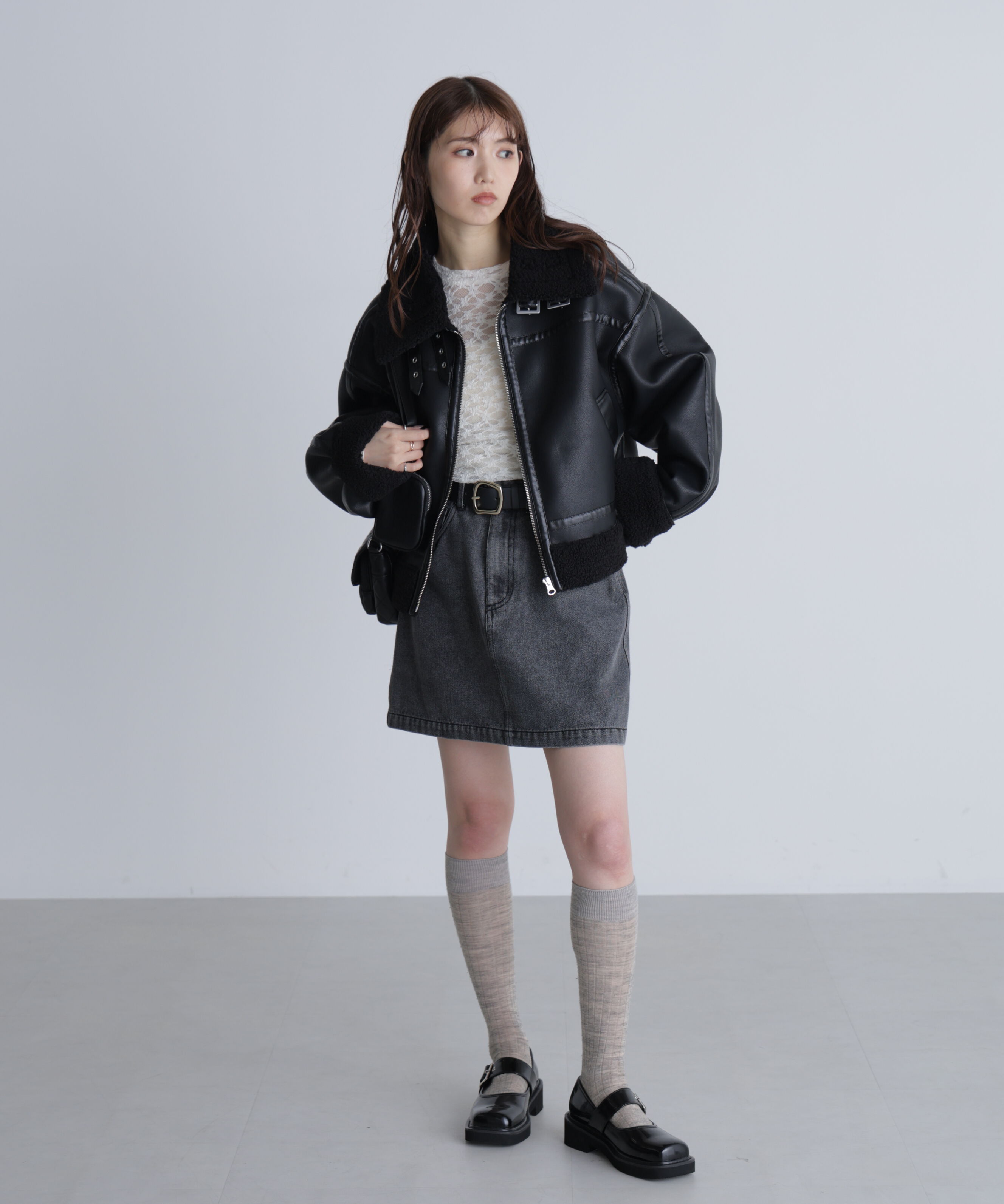  「長袖レースカットソー」|Tシャツ・カットソー|