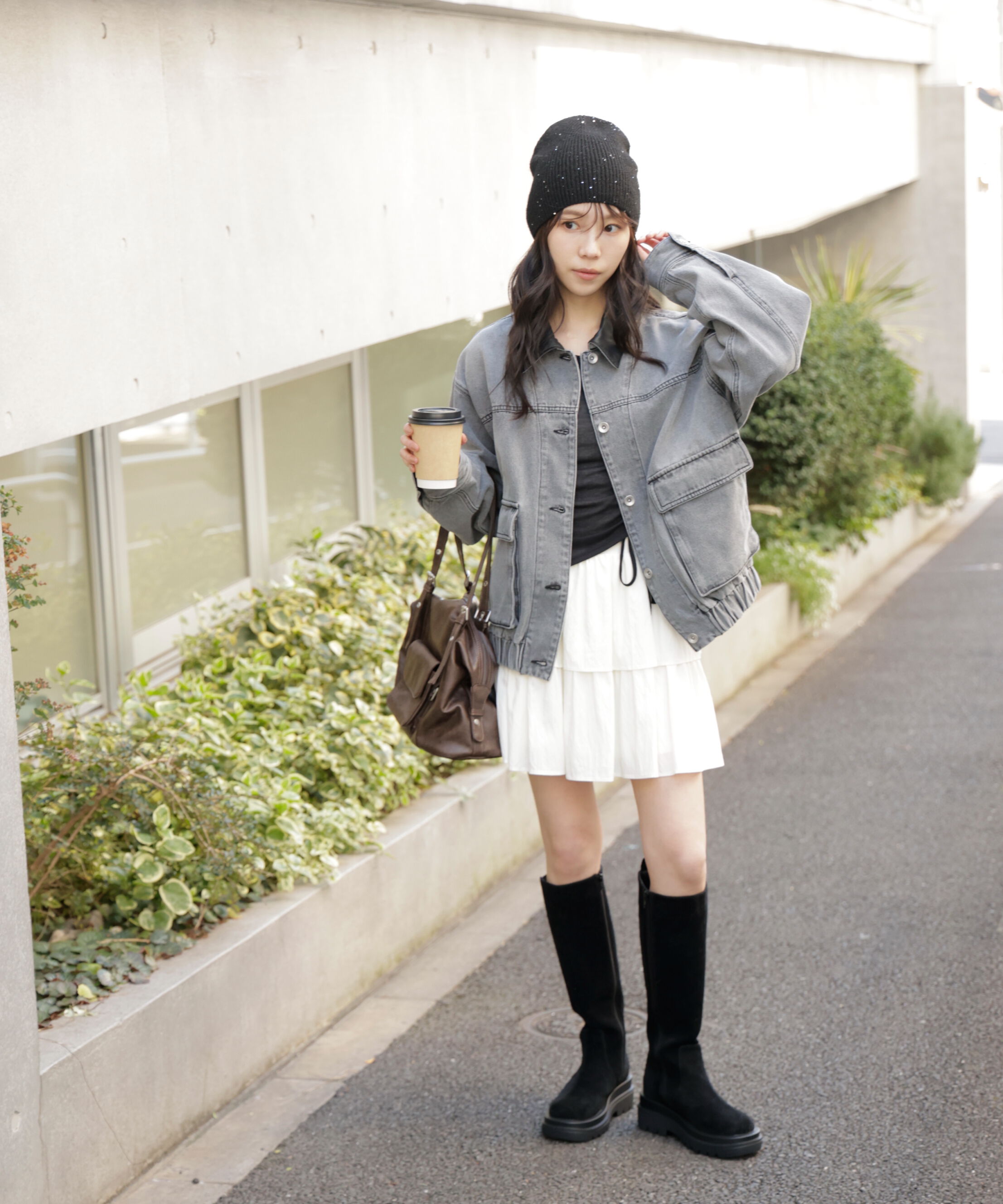  「バイカラーワークジャケット」|ブルゾン・スタジャン|