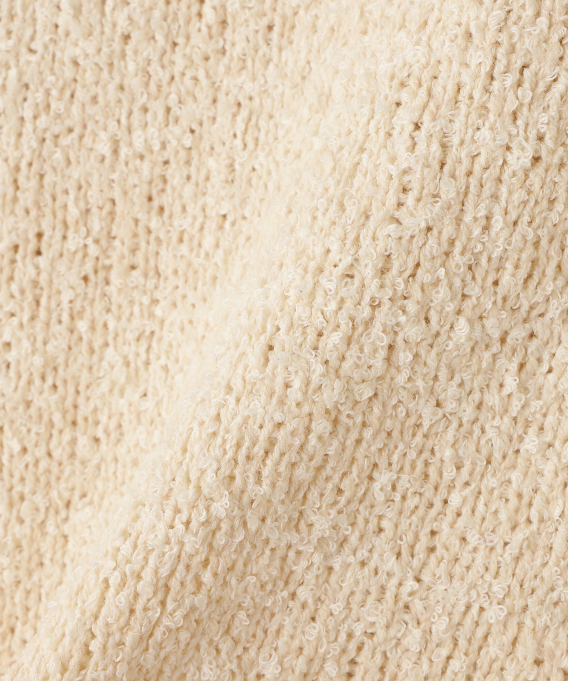  「ミニブークレツイードライクニットカーディガン」|ニット・セーター|