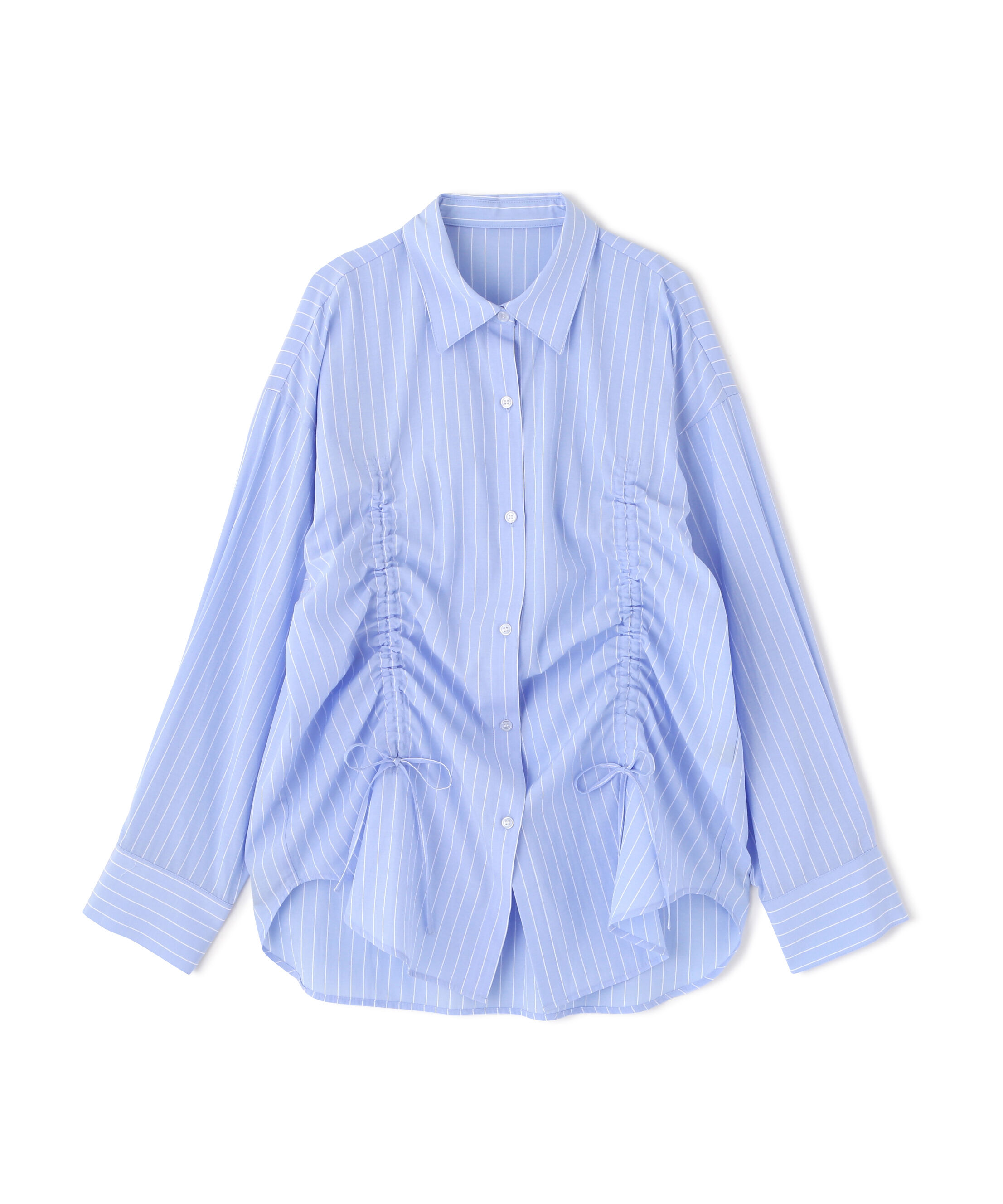  「フロントドロストオーバーサイズシャツ」|シャツ・ブラウス|