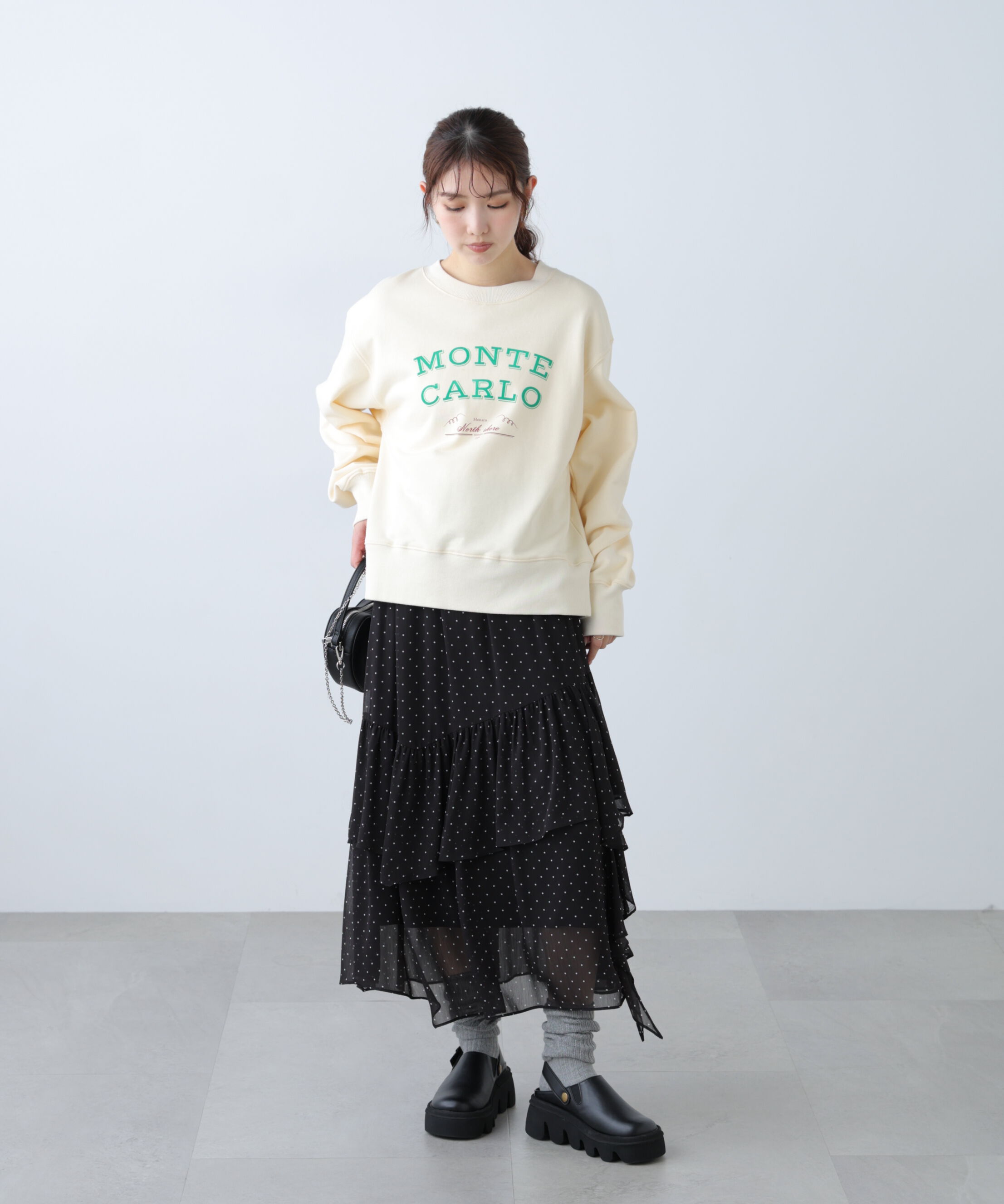  「アソートイレヘムフリルスカート」|スカート|