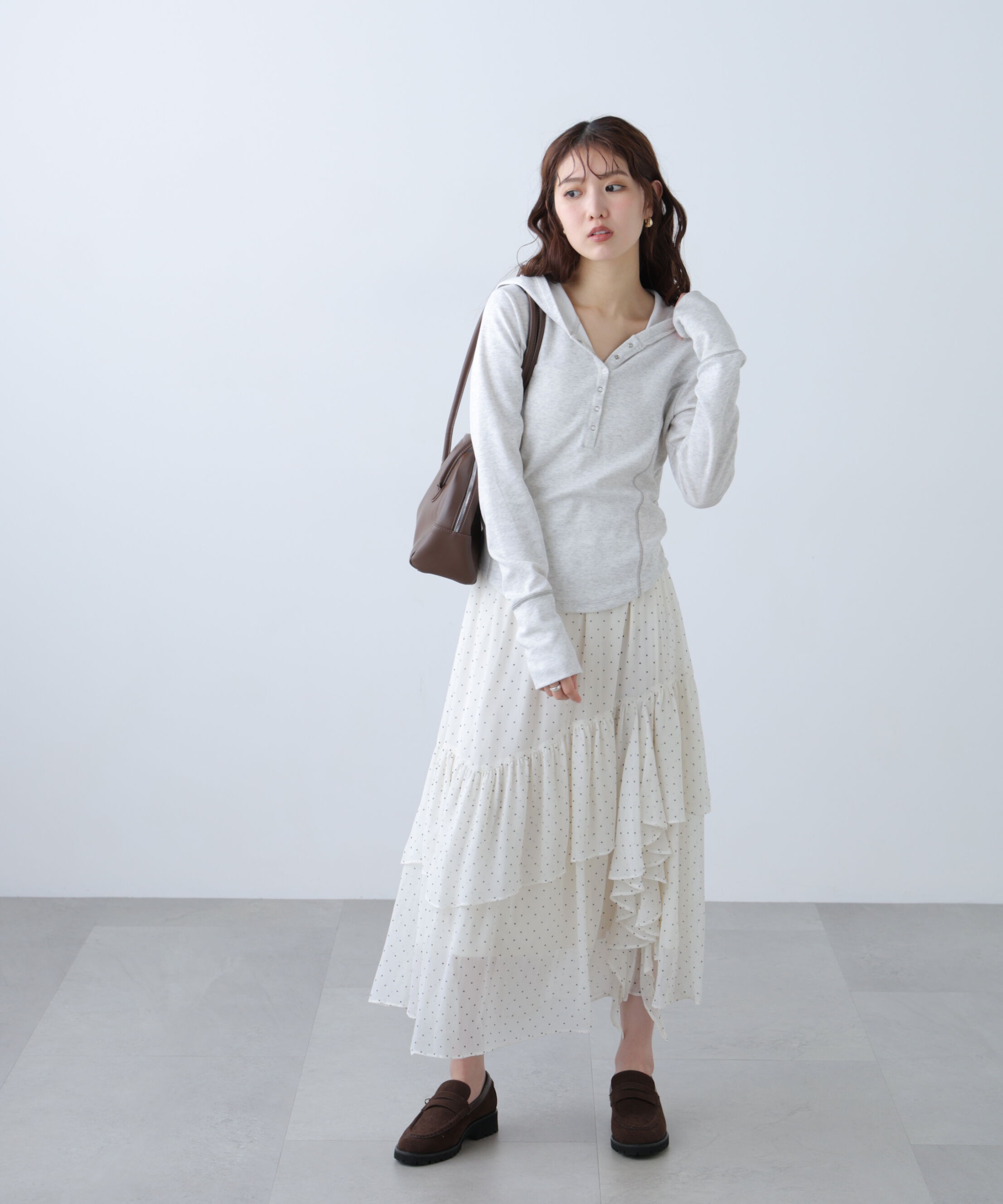  「アソートイレヘムフリルスカート」|スカート|