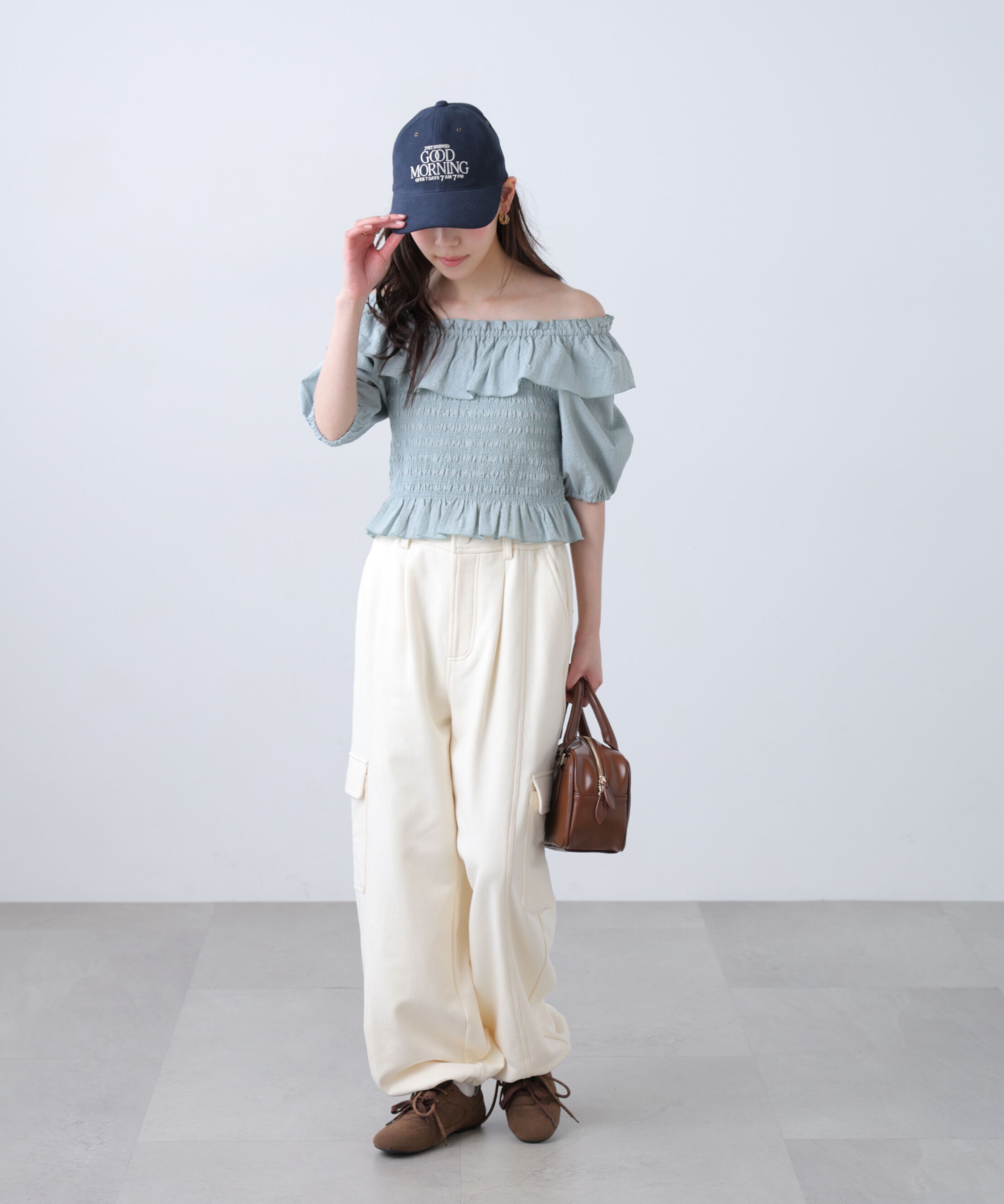  「2wayオフショルペプラムブラウス」|シャツ・ブラウス|