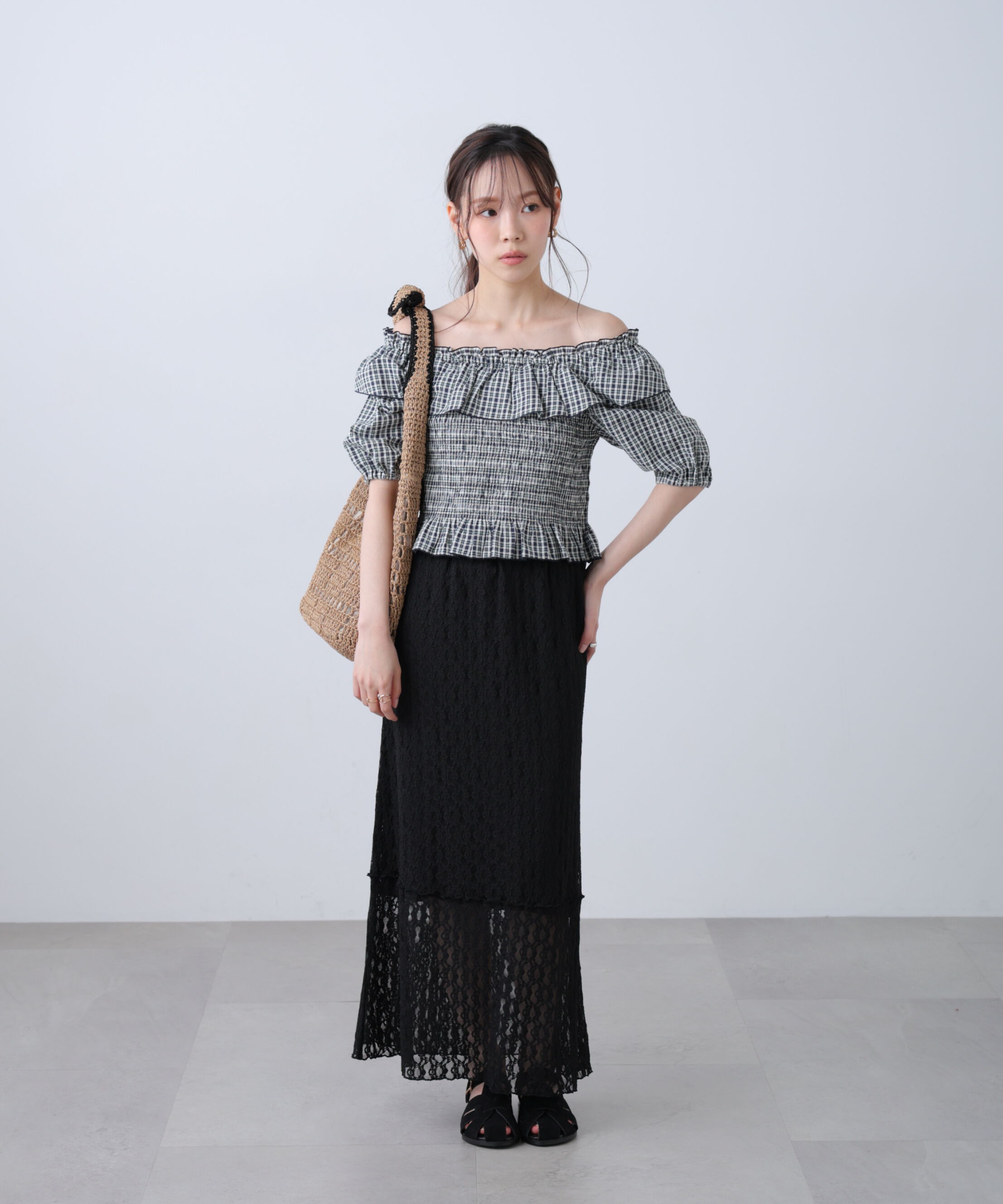  「2wayオフショルペプラムブラウス」|シャツ・ブラウス|