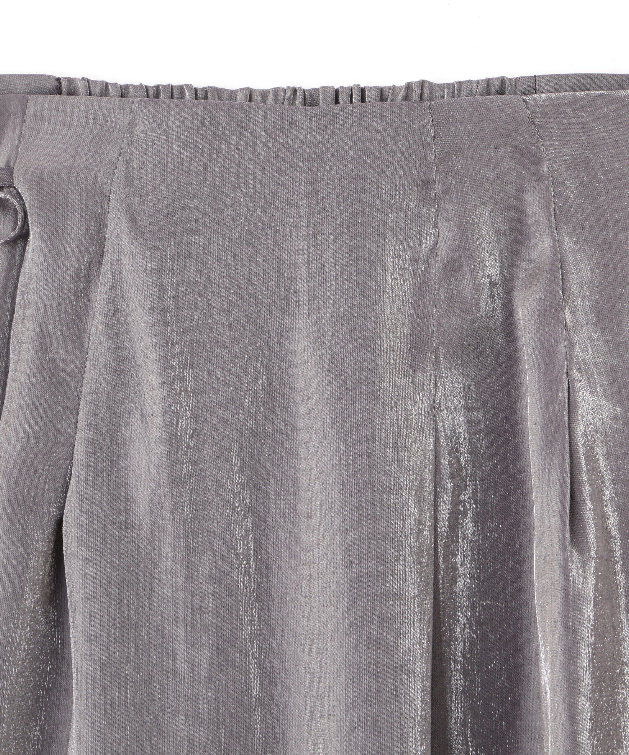  「シャンブレーサテンラップスカート」|スカート|