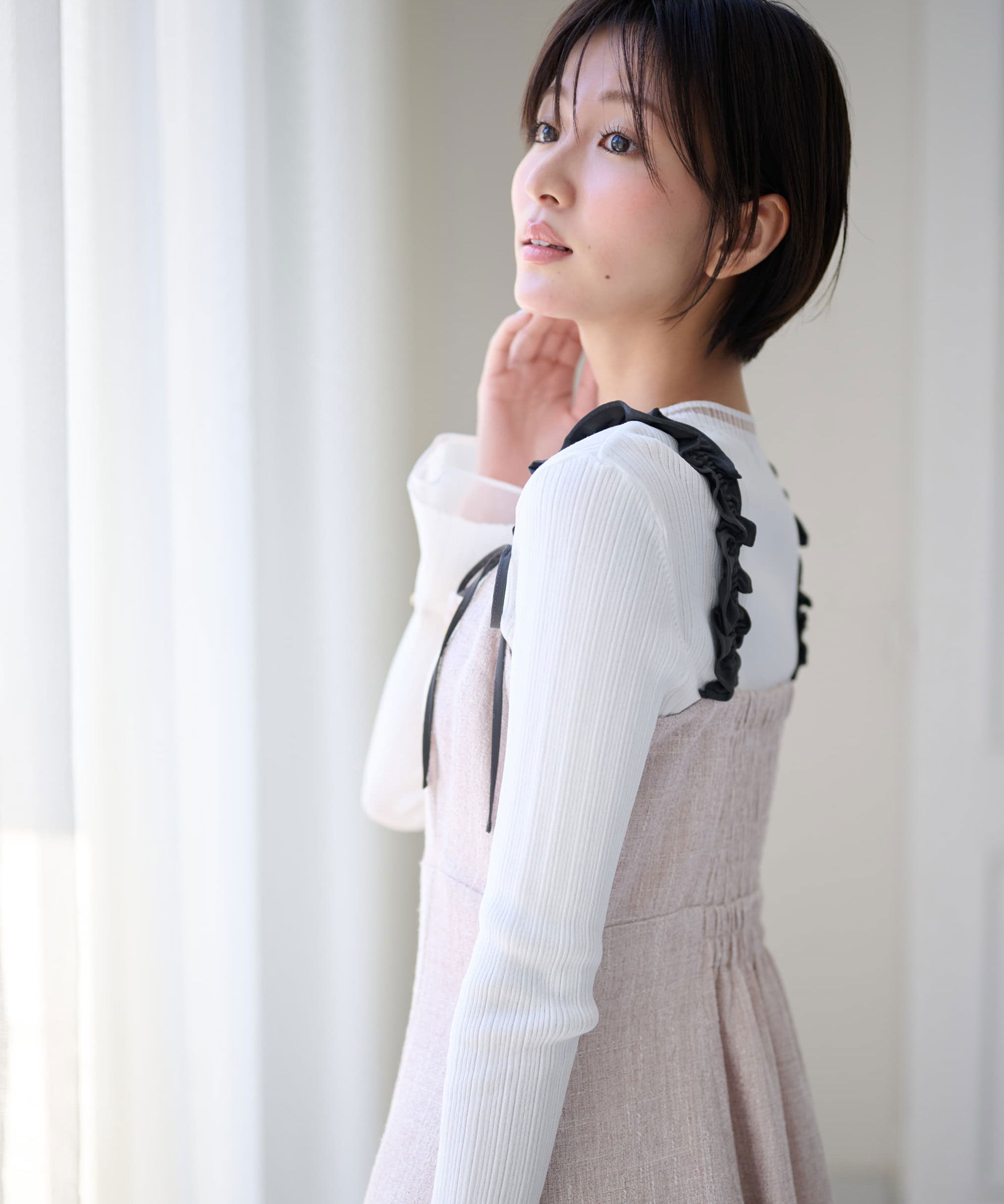  「フリルショルダージャンスカ」|ワンピース|