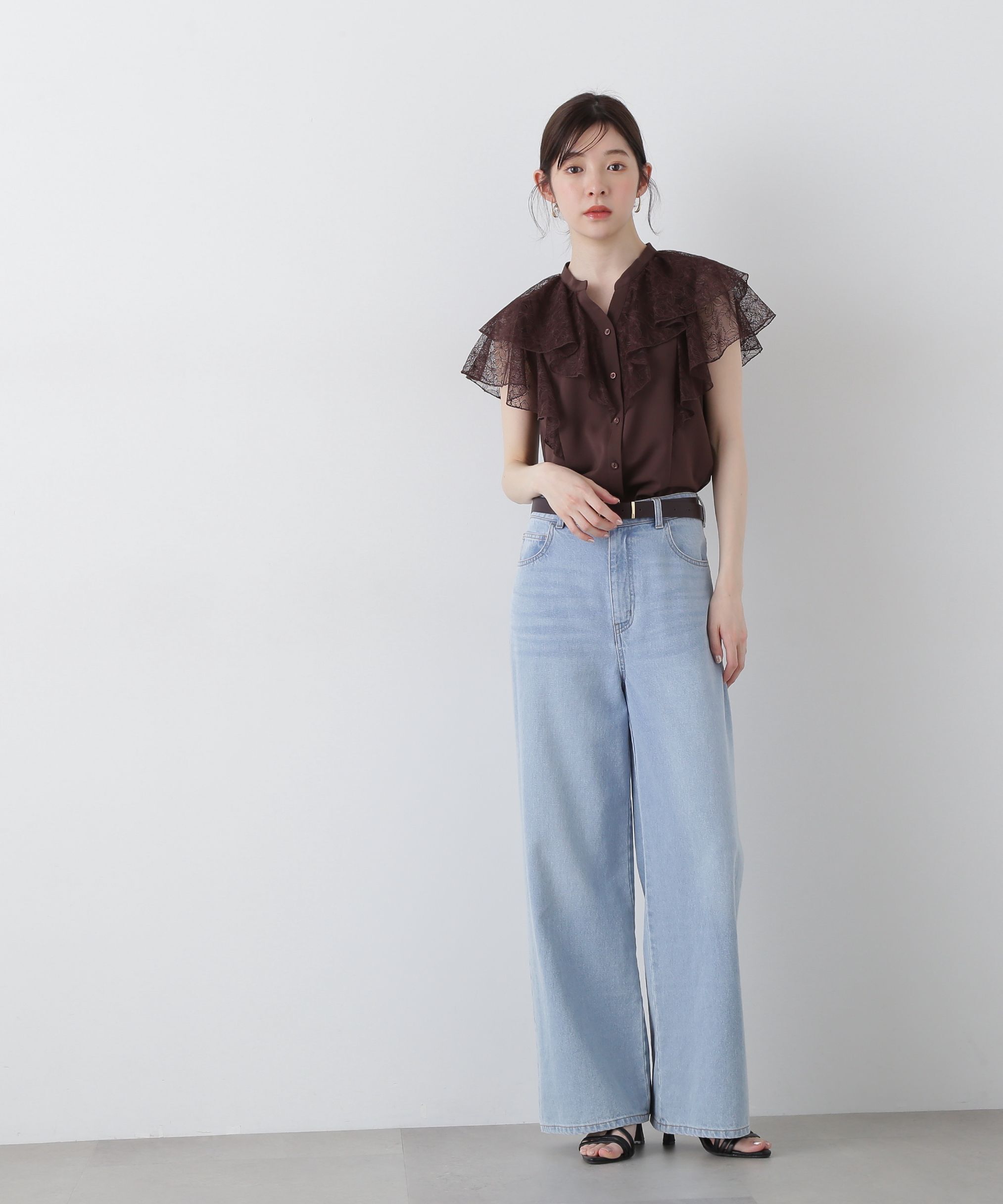 PROPORTION BODY DRESSING「ワイドデニムパンツ」|その他|