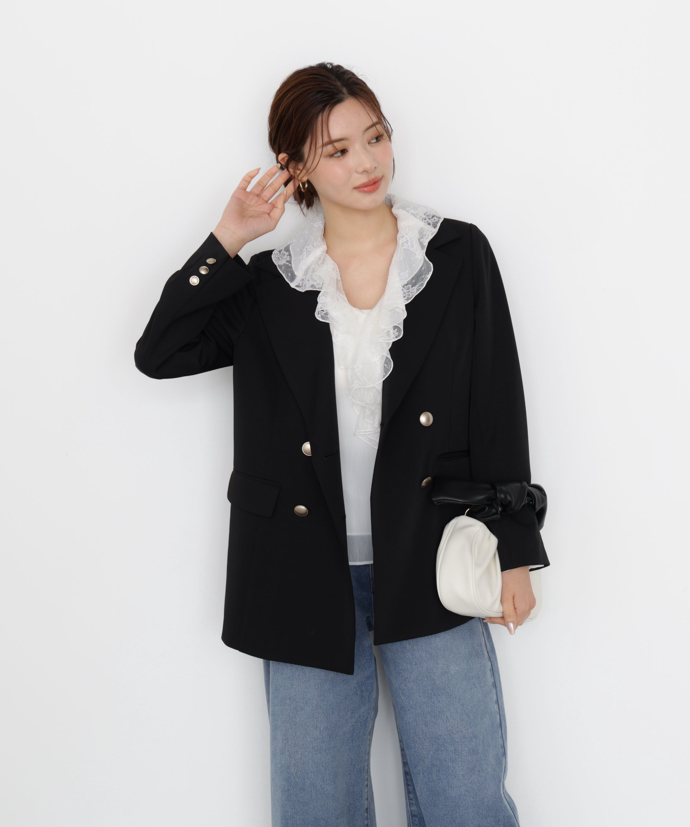 PROPORTION BODY DRESSING「ゴールド釦ダブルブレストジャケット 25AW」|その他|