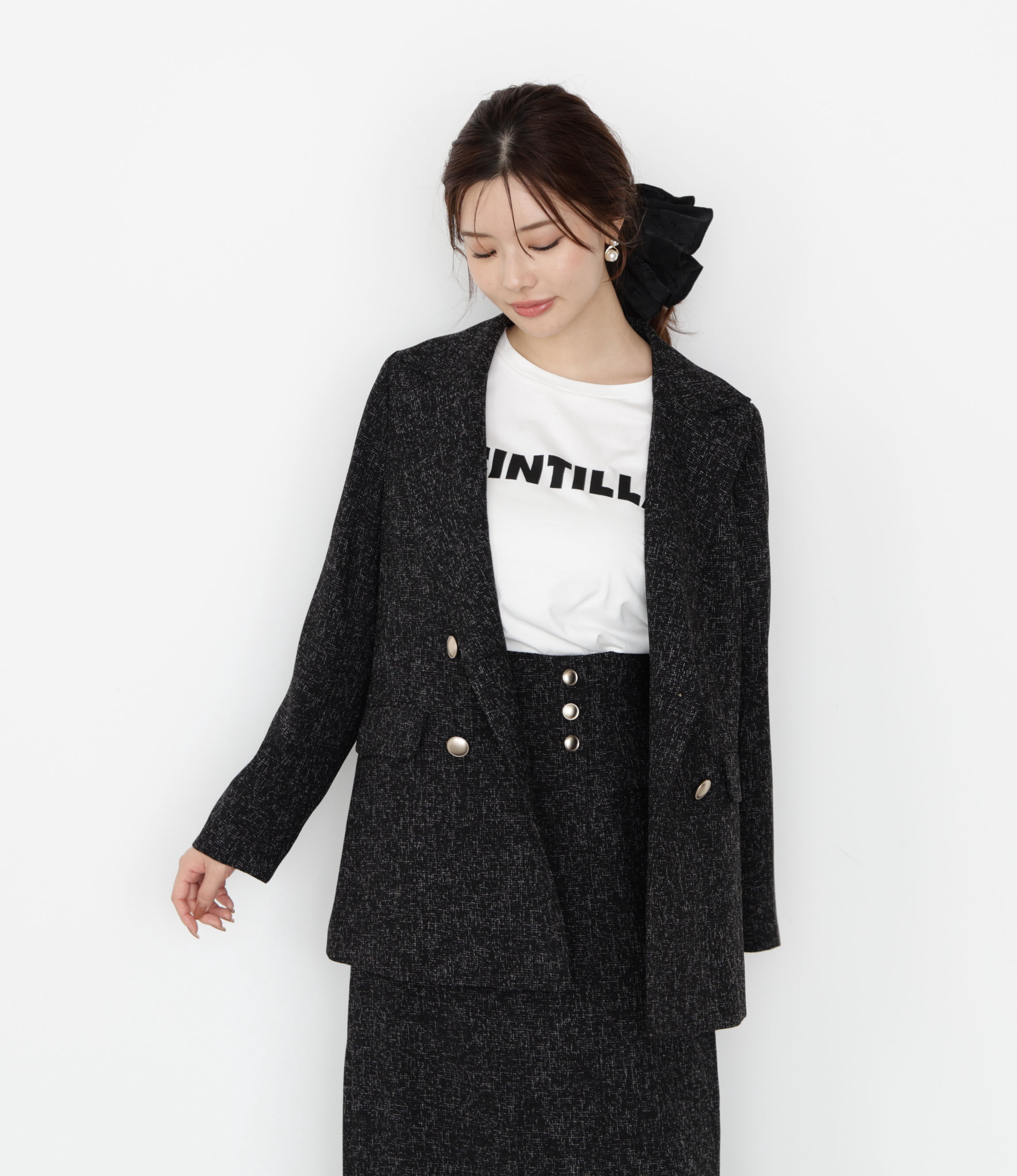 PROPORTION BODY DRESSING「ゴールド釦ダブルブレストジャケット 25AW」|その他|