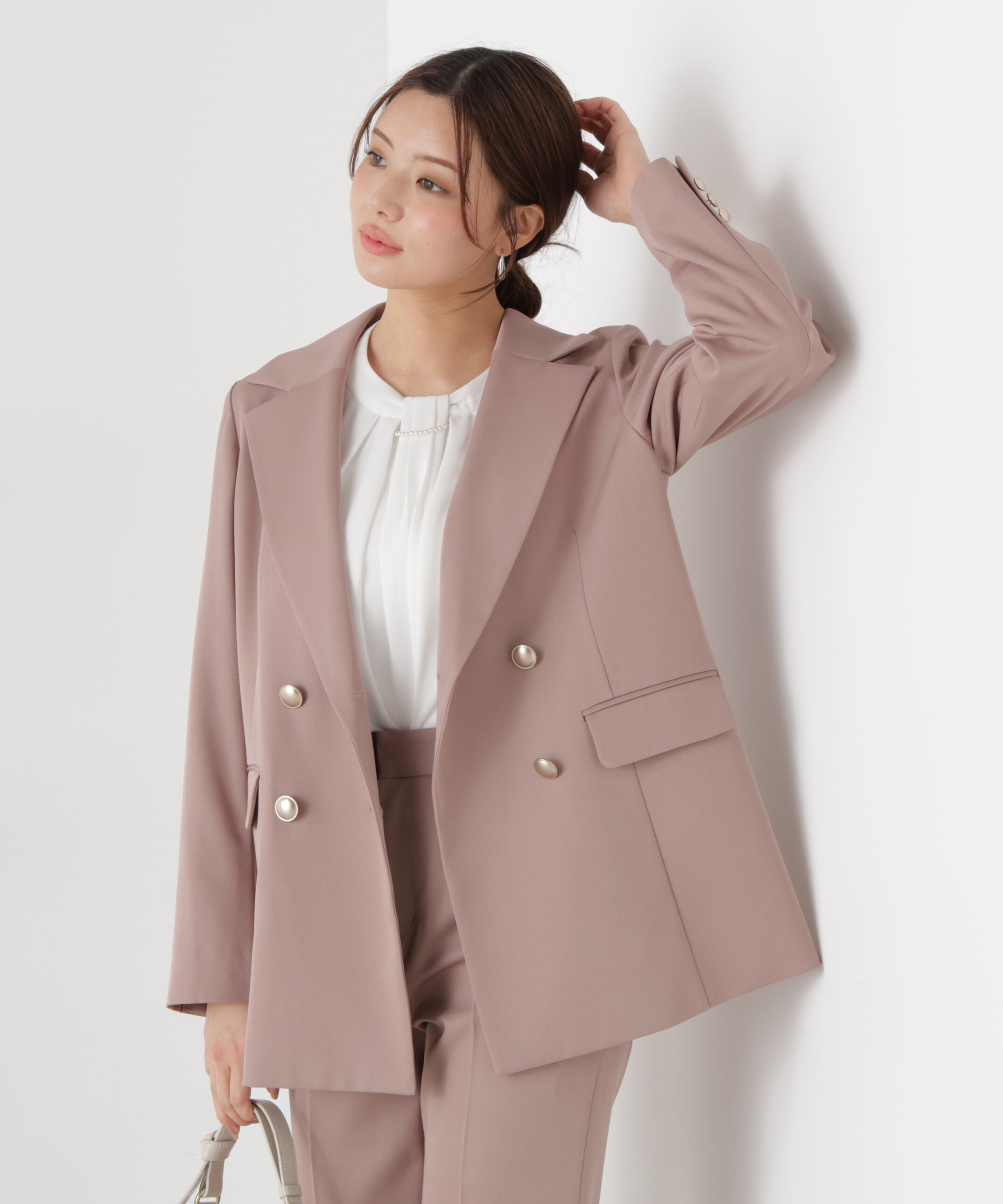 PROPORTION BODY DRESSING「ゴールド釦ダブルブレストジャケット 25AW」|その他|
