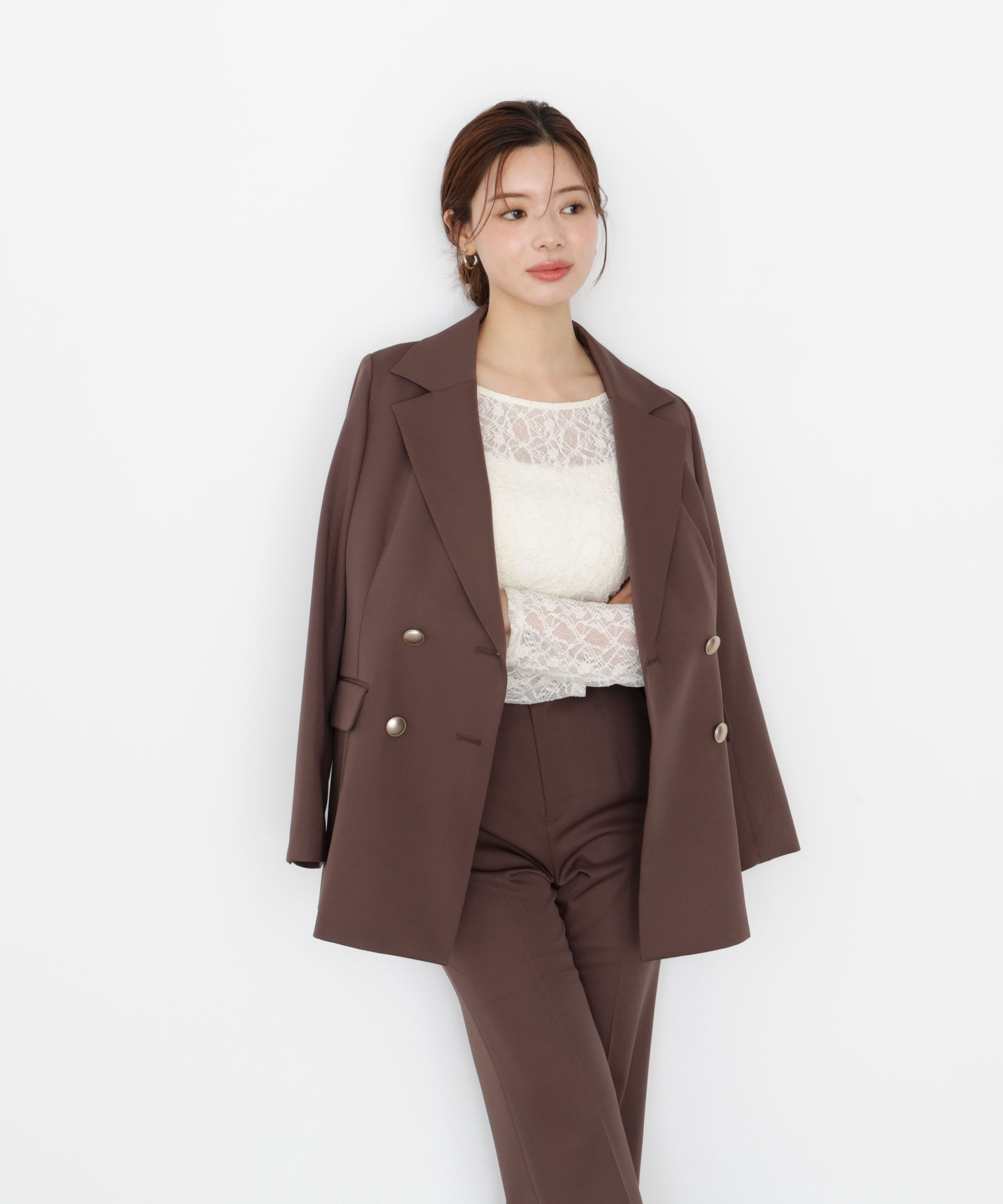 PROPORTION BODY DRESSING「ゴールド釦ダブルブレストジャケット 25AW」|その他|