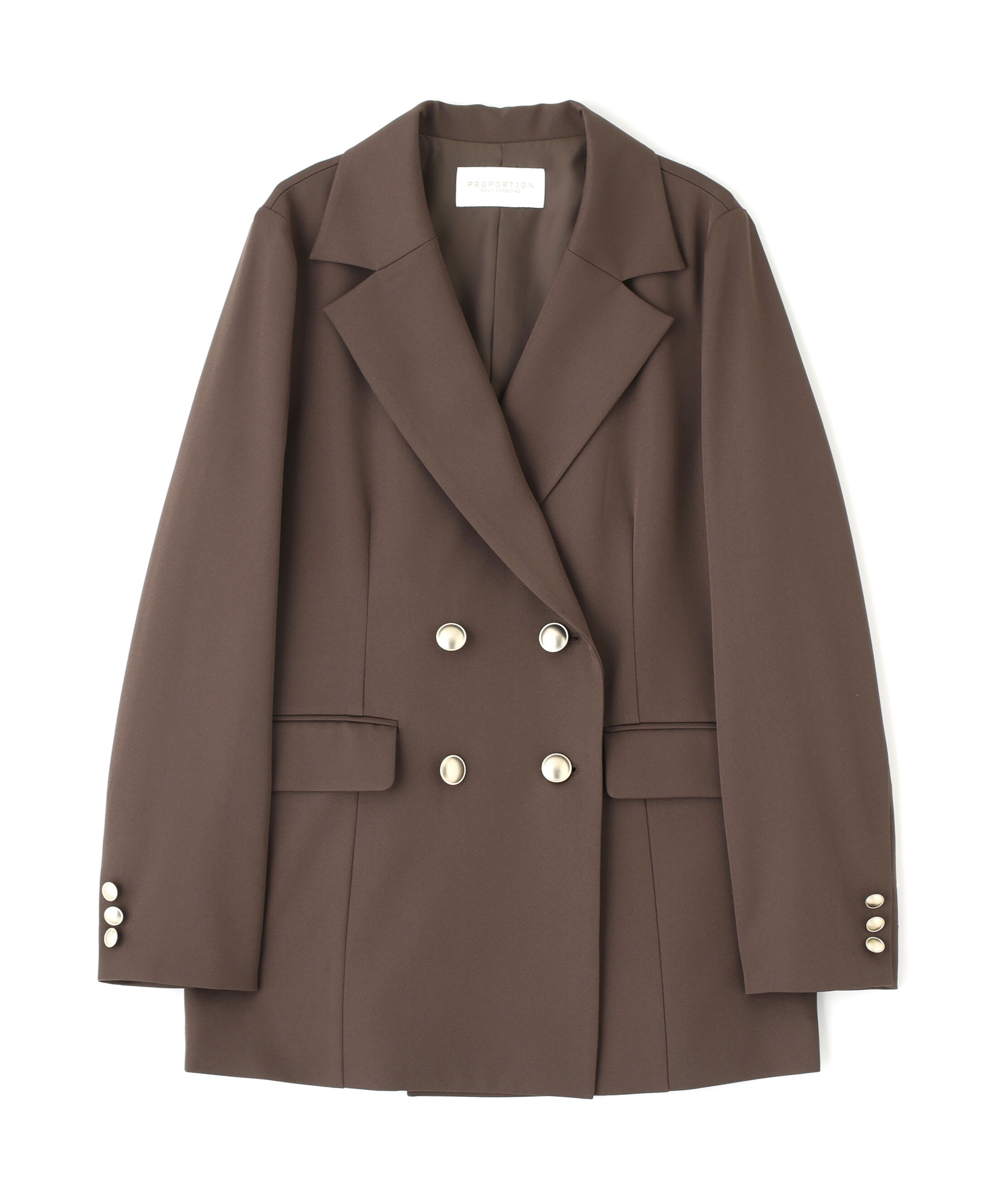 PROPORTION BODY DRESSING「ゴールド釦ダブルブレストジャケット 25AW」|その他|